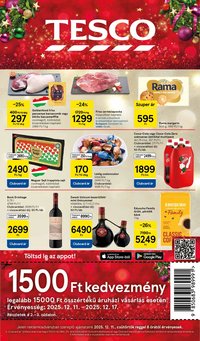 Tesco újság 2025.12.11. Akciós újság Tesco (2025-12-11 - 2025-12-17)