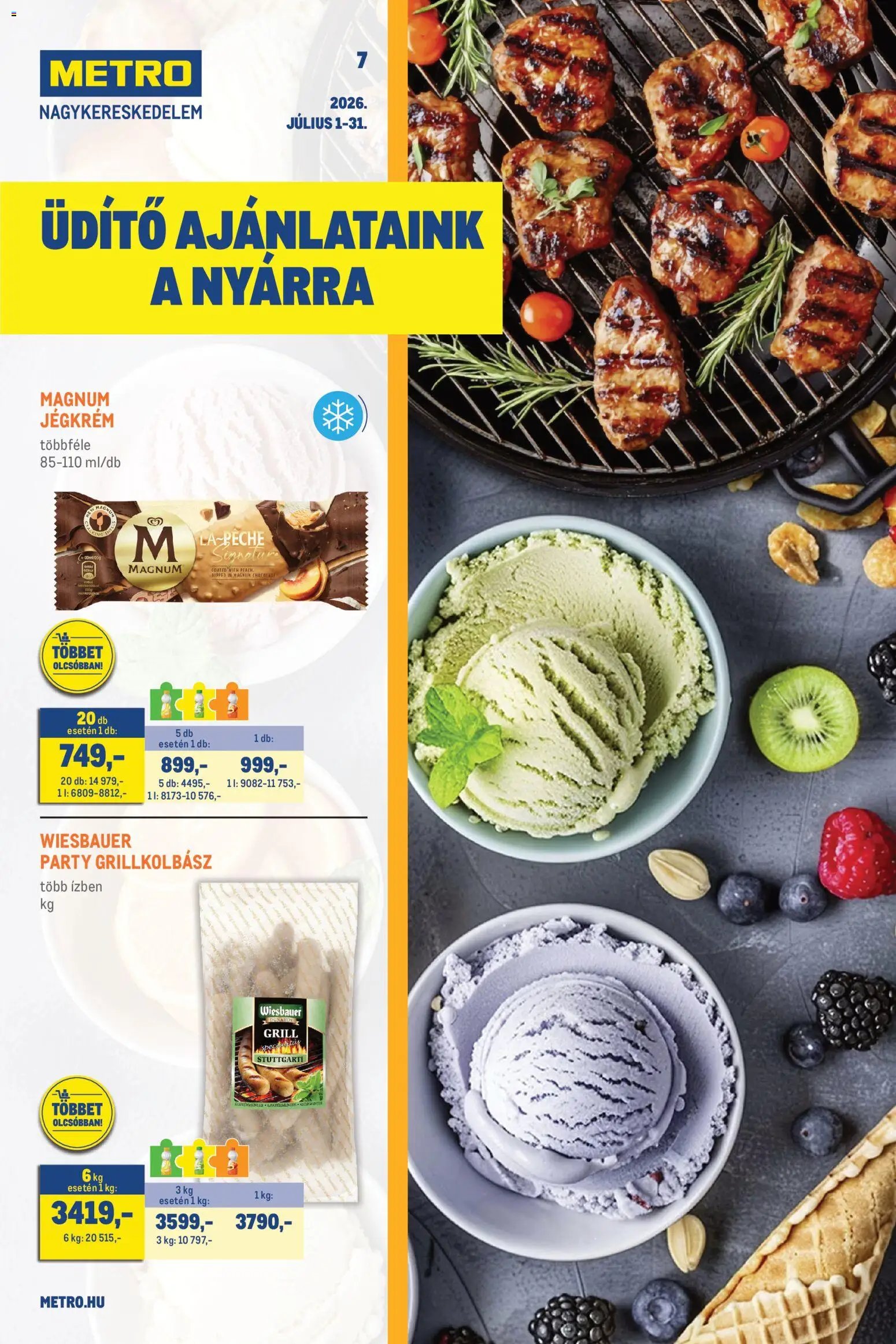 Metro újság 2026.07.01. Metro Üdítő Ajánlataink a Nyárra 2026/07