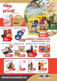 PRIVÁT újság 2026.04.23. PRIVÁT Aktuális szórólap MAX (2026-04-23 - 2026-04-29)