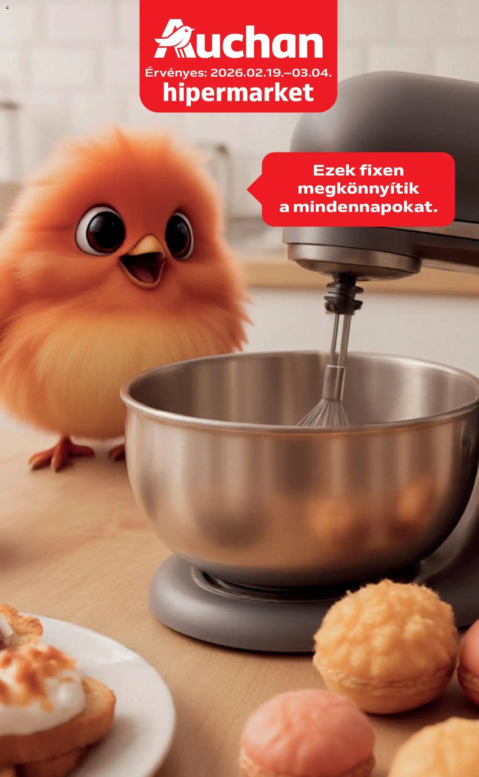 Auchan újság 2026.02.19. Elektronikai ajánlataink (2026-02-19 - 2026-03-04)