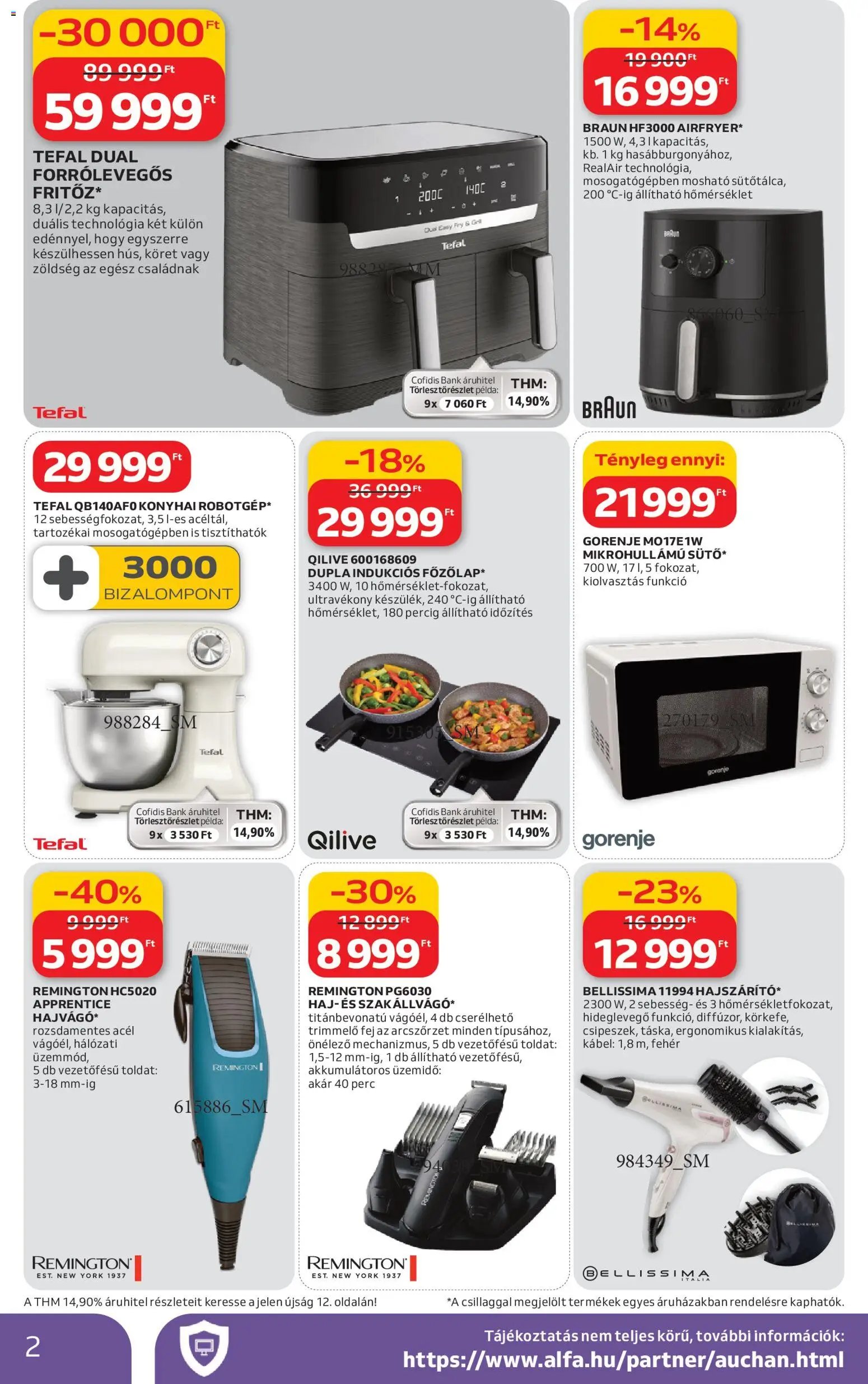 Auchan újság 2026.02.19. Elektronikai ajánlataink (2026-02-19 - 2026-03-04)