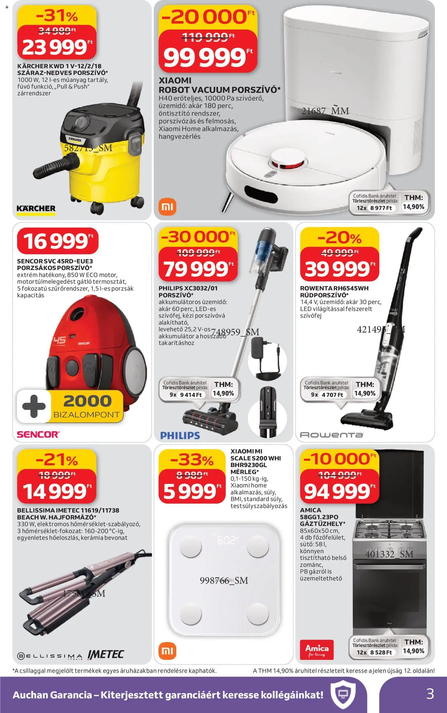 Auchan újság 2026.02.19. Elektronikai ajánlataink (2026-02-19 - 2026-03-04)