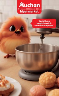 Auchan újság 2026.02.19. Elektronikai ajánlataink (2026-02-19 - 2026-03-04)