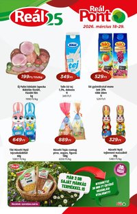 Reál újság 2026.03.18. Reál Pont akciós újság (2026-03-18 - 2026-03-29)