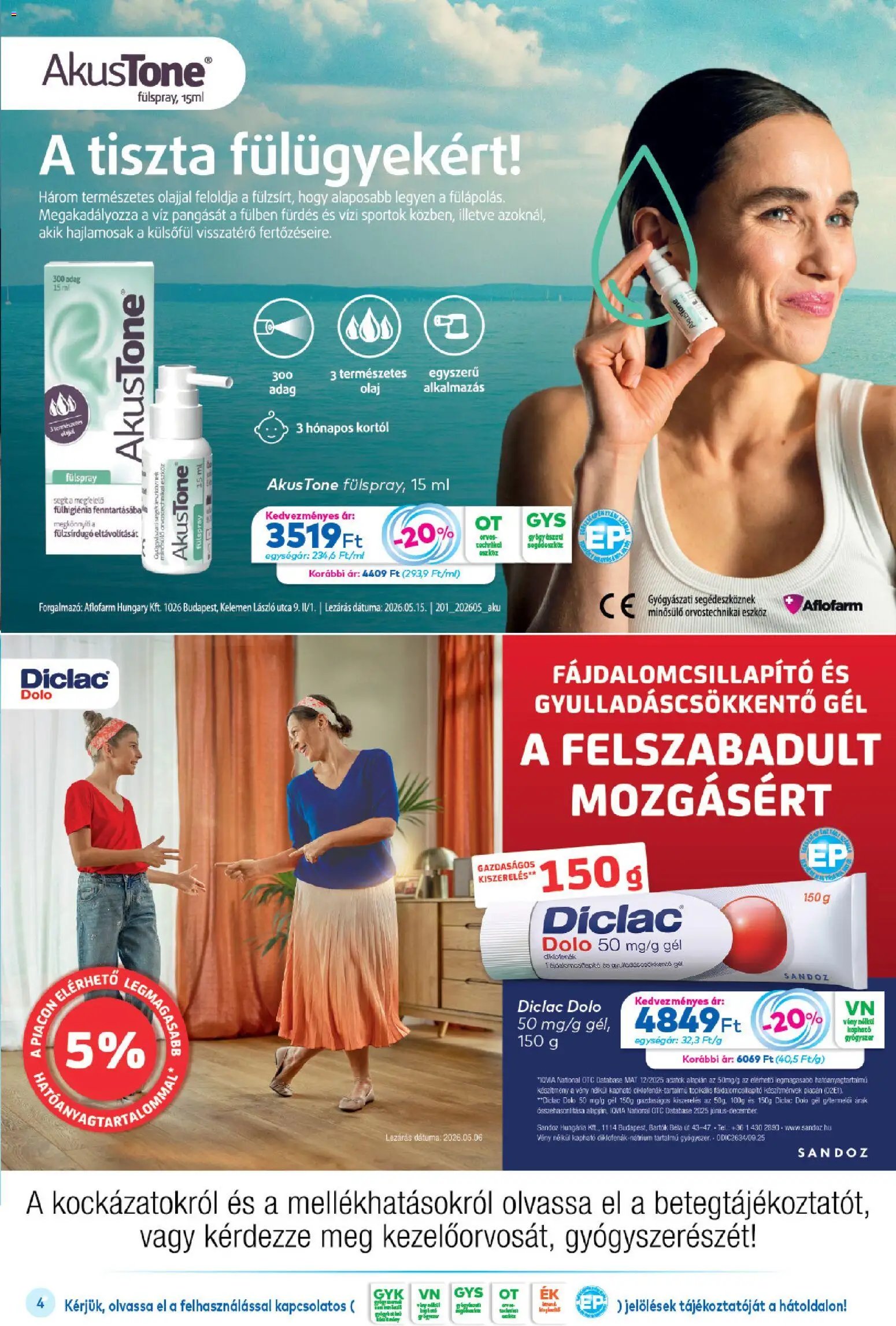 Gyöngy Patikák újság 2026.07.01. Gyöngy Patikák akciós újság