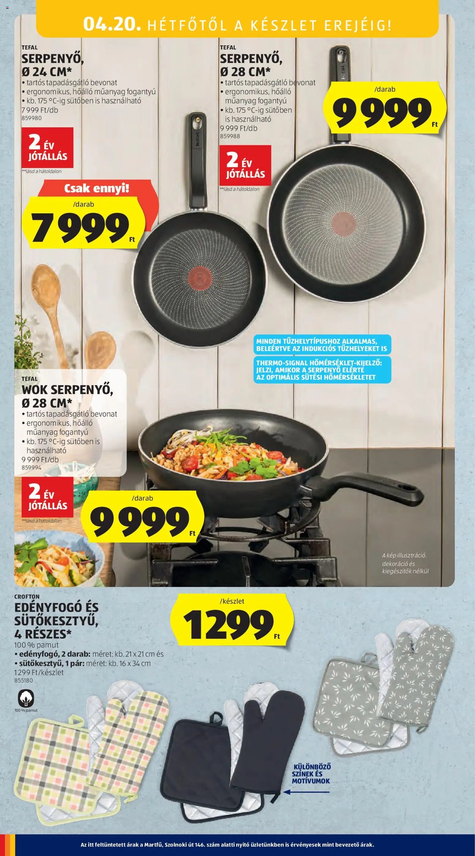 Aldi újság 2026.04.16. Aldi Középső sor termékei (2026-04-16 - 2026-04-22)