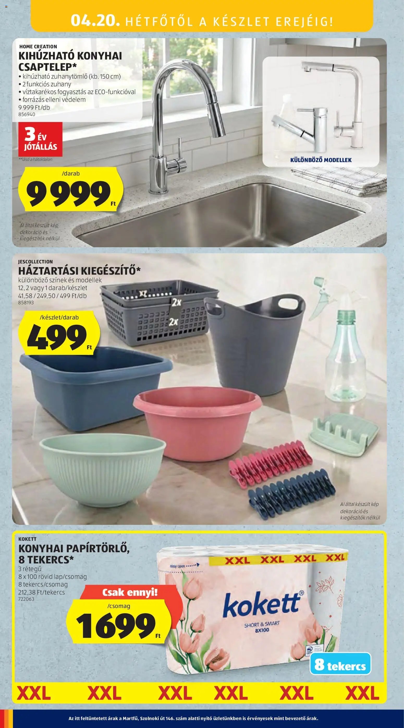 Aldi újság 2026.04.16. Aldi Középső sor termékei (2026-04-16 - 2026-04-22)