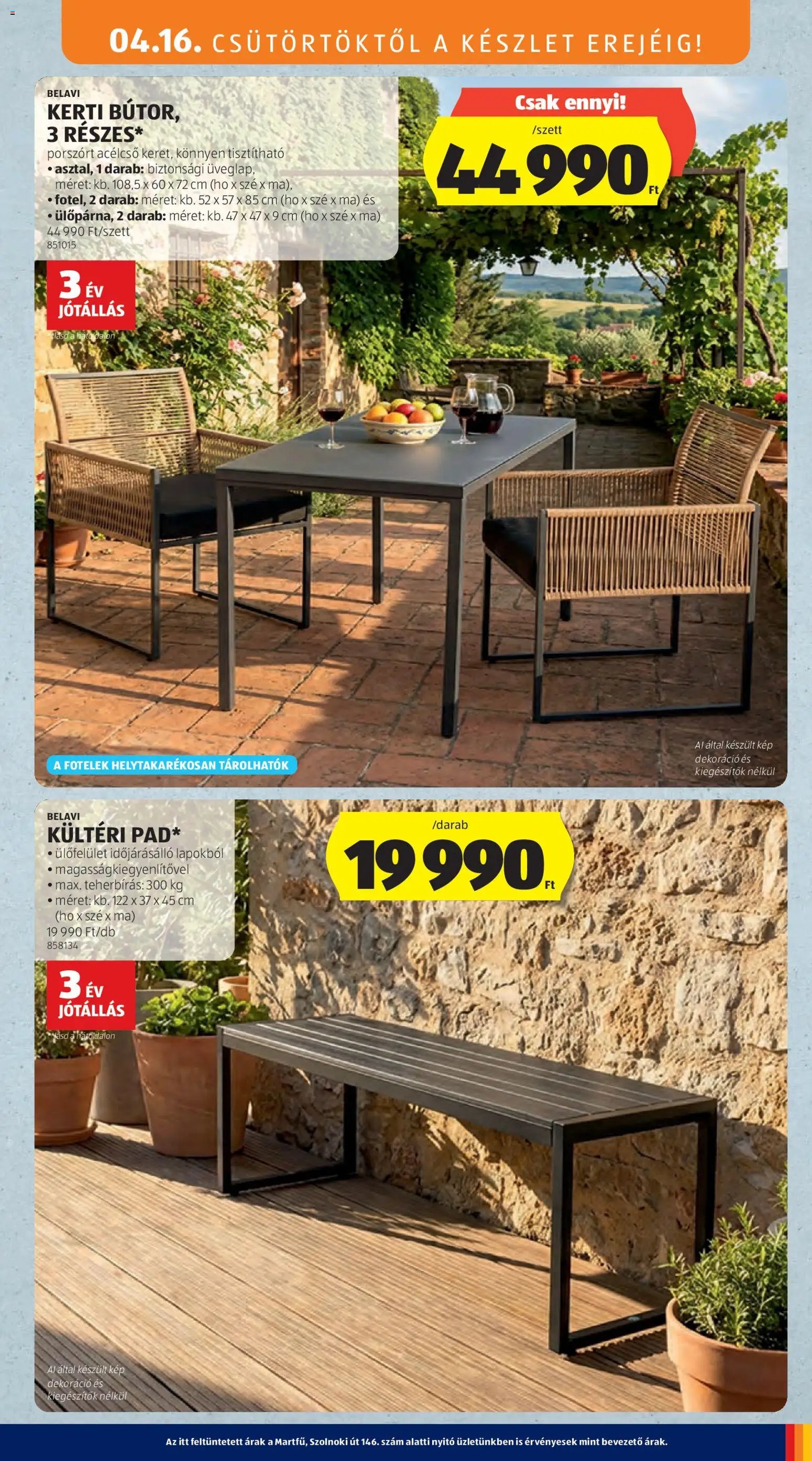 Aldi újság 2026.04.16. Aldi Középső sor termékei (2026-04-16 - 2026-04-22)