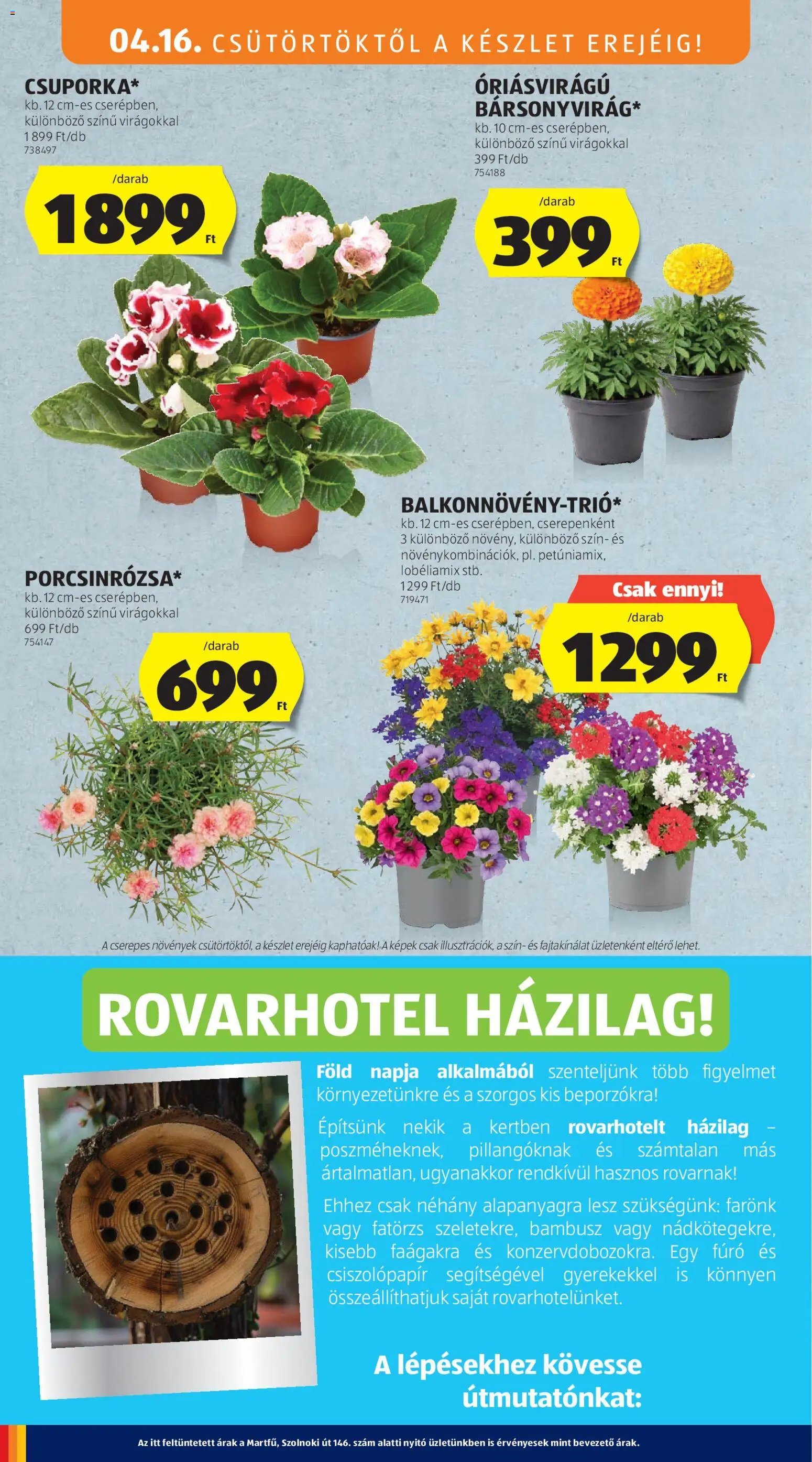 Aldi újság 2026.04.16. Aldi Középső sor termékei (2026-04-16 - 2026-04-22)