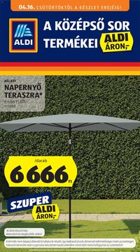 Aldi újság 2026.04.16. Aldi Középső sor termékei (2026-04-16 - 2026-04-22)