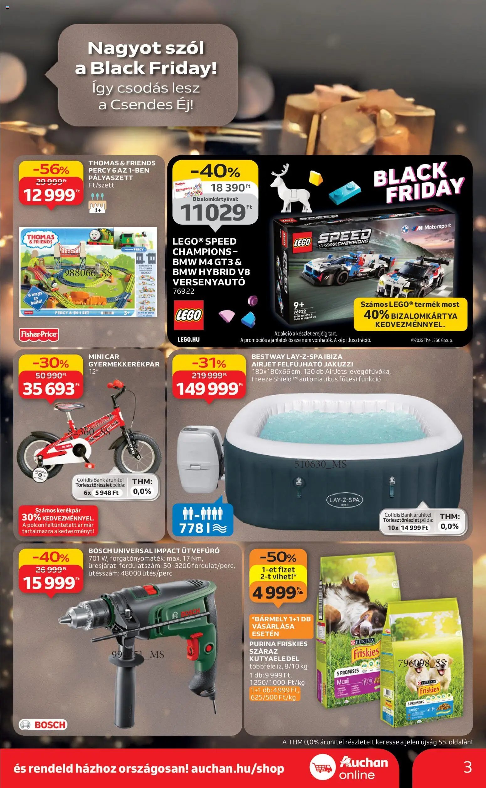 Auchan újság 2025.11.20. Black Friday - Hipermarket (2025-11-20 - 2025-11-26)