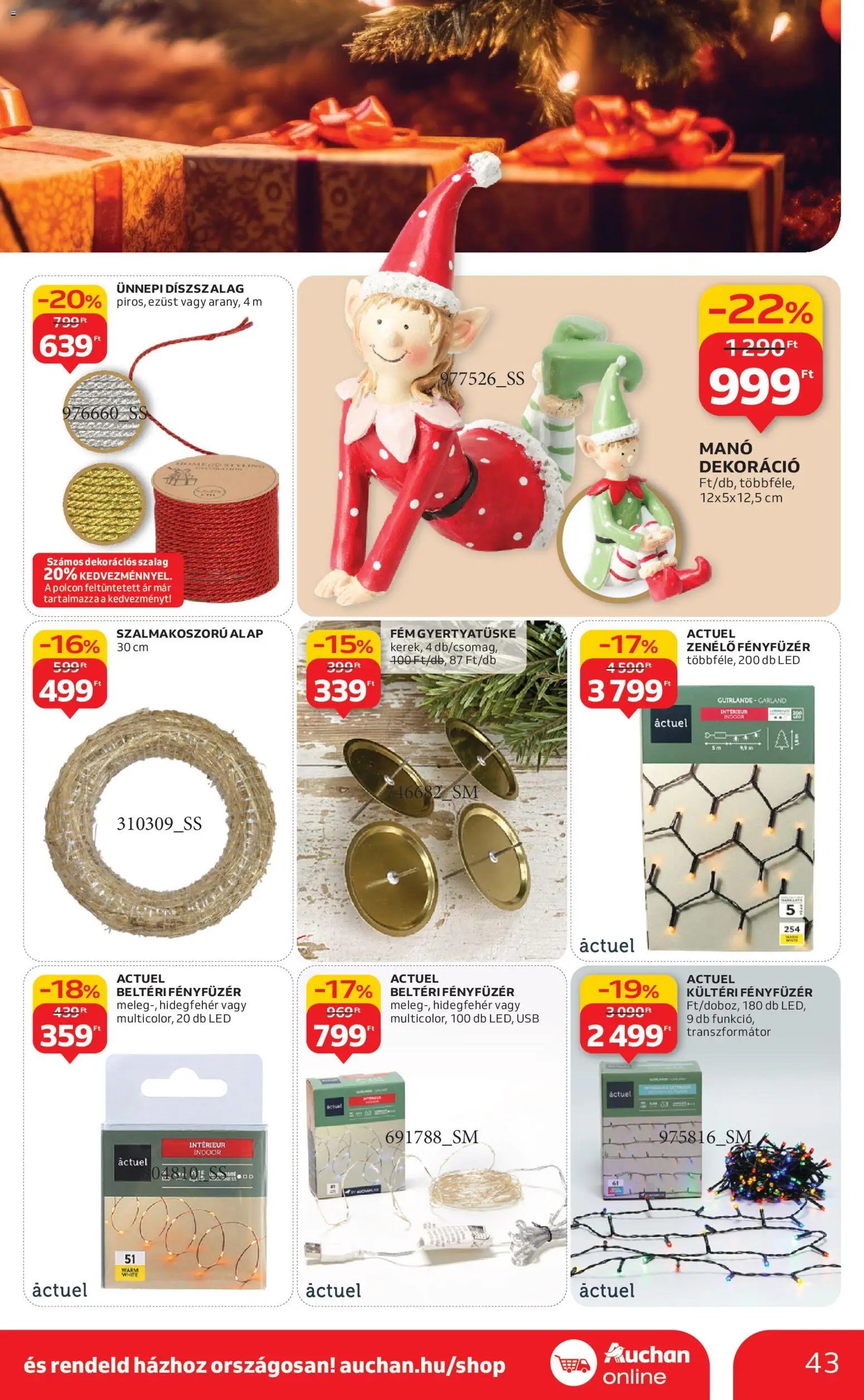 Auchan újság 2025.11.20. Black Friday - Hipermarket (2025-11-20 - 2025-11-26)