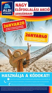 Aldi újság 2026.01.15. Utazás katalógus (2026-01-15)