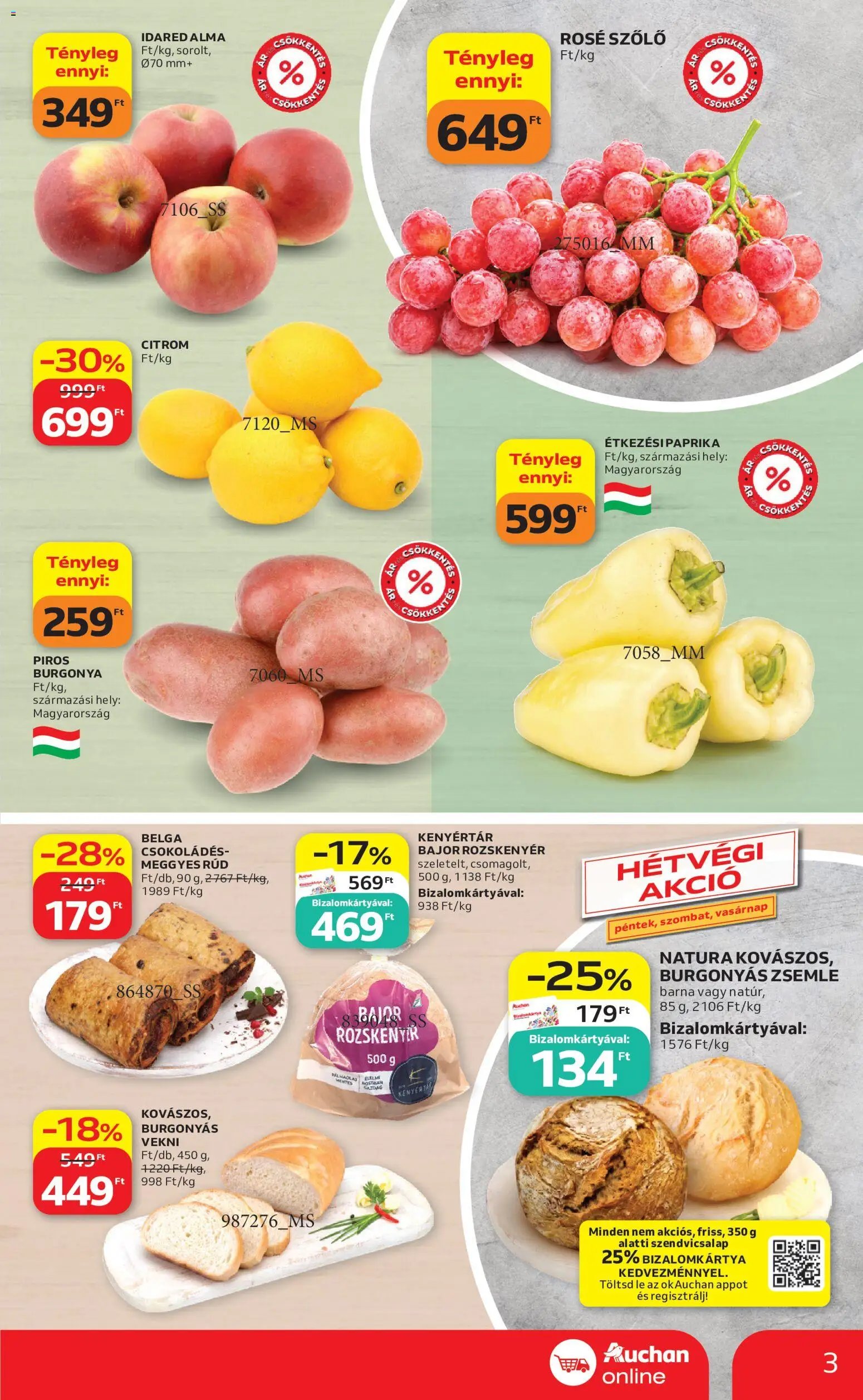 Auchan újság 2026.09.24. Auchan Szupermarket akciós újság