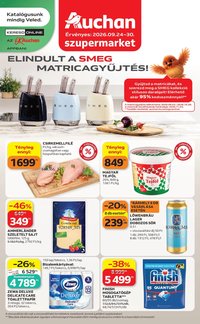 Auchan újság 2026.09.24. Auchan Szupermarket akciós újság
