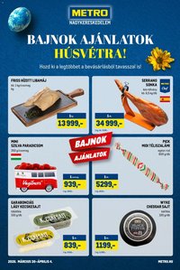Metro újság 2026.03.30. Metro Bajnok ajánlatok Húsvétra! (2026-03-30 - 2026-04-04)