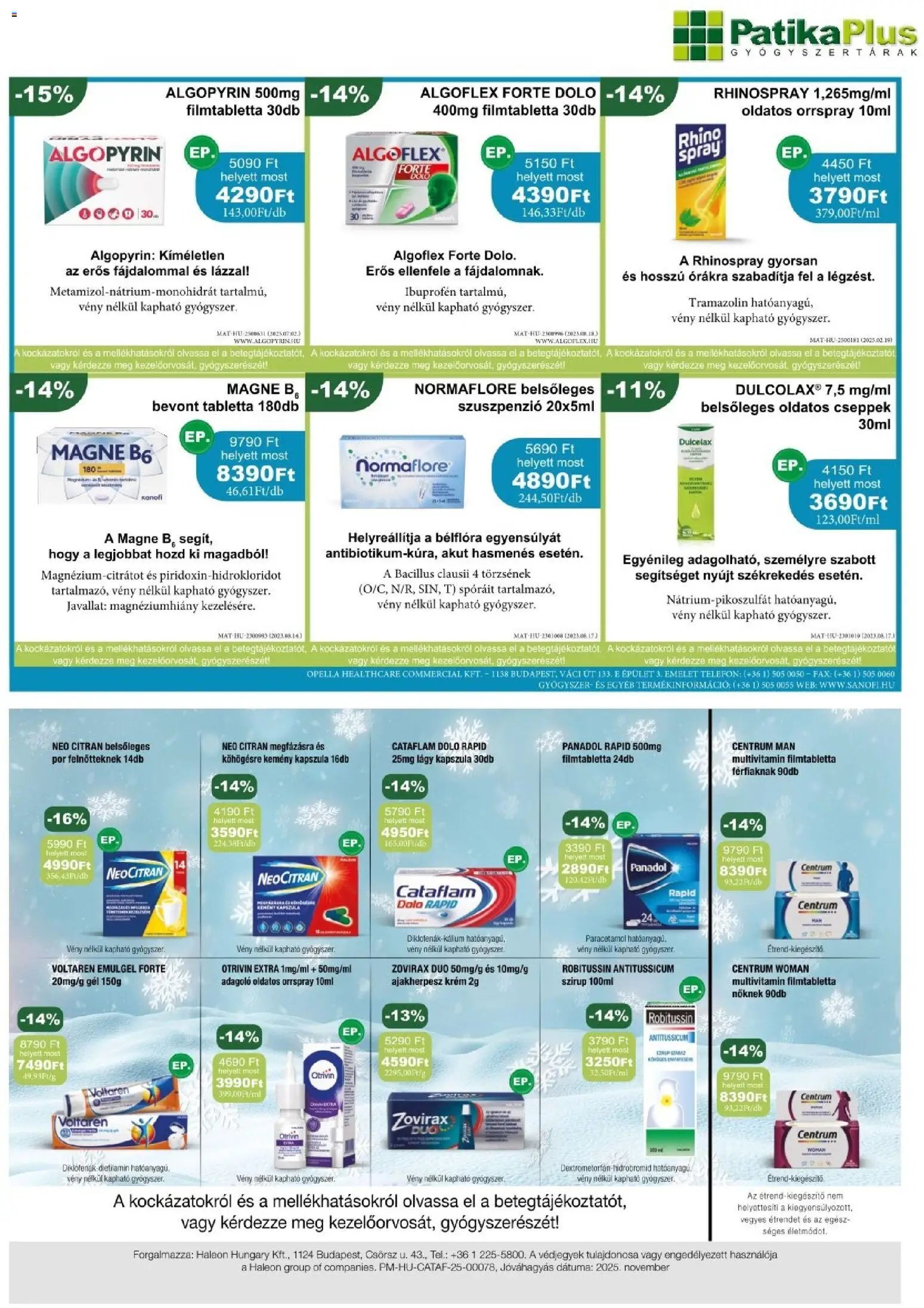 PatikaPlus újság 2026.01.01. Akciós újság PatikaPlus (2026-01-01 - 2026-12-31)