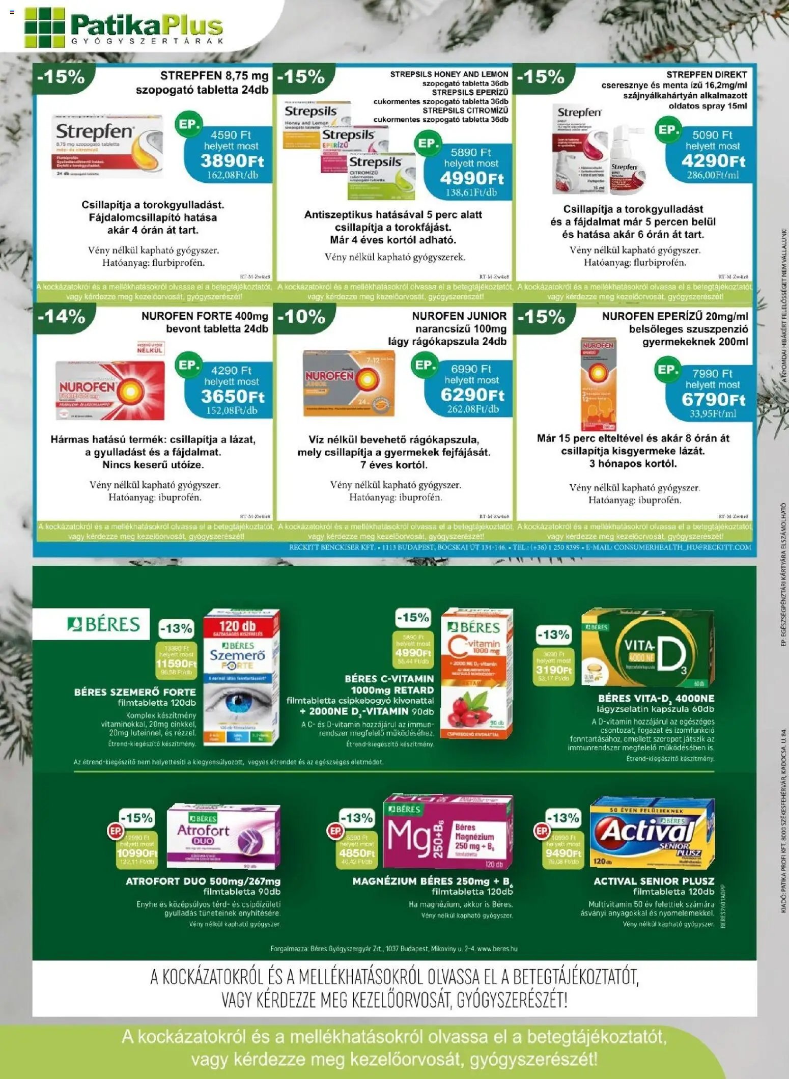 PatikaPlus újság 2026.01.01. Akciós újság PatikaPlus (2026-01-01 - 2026-12-31)