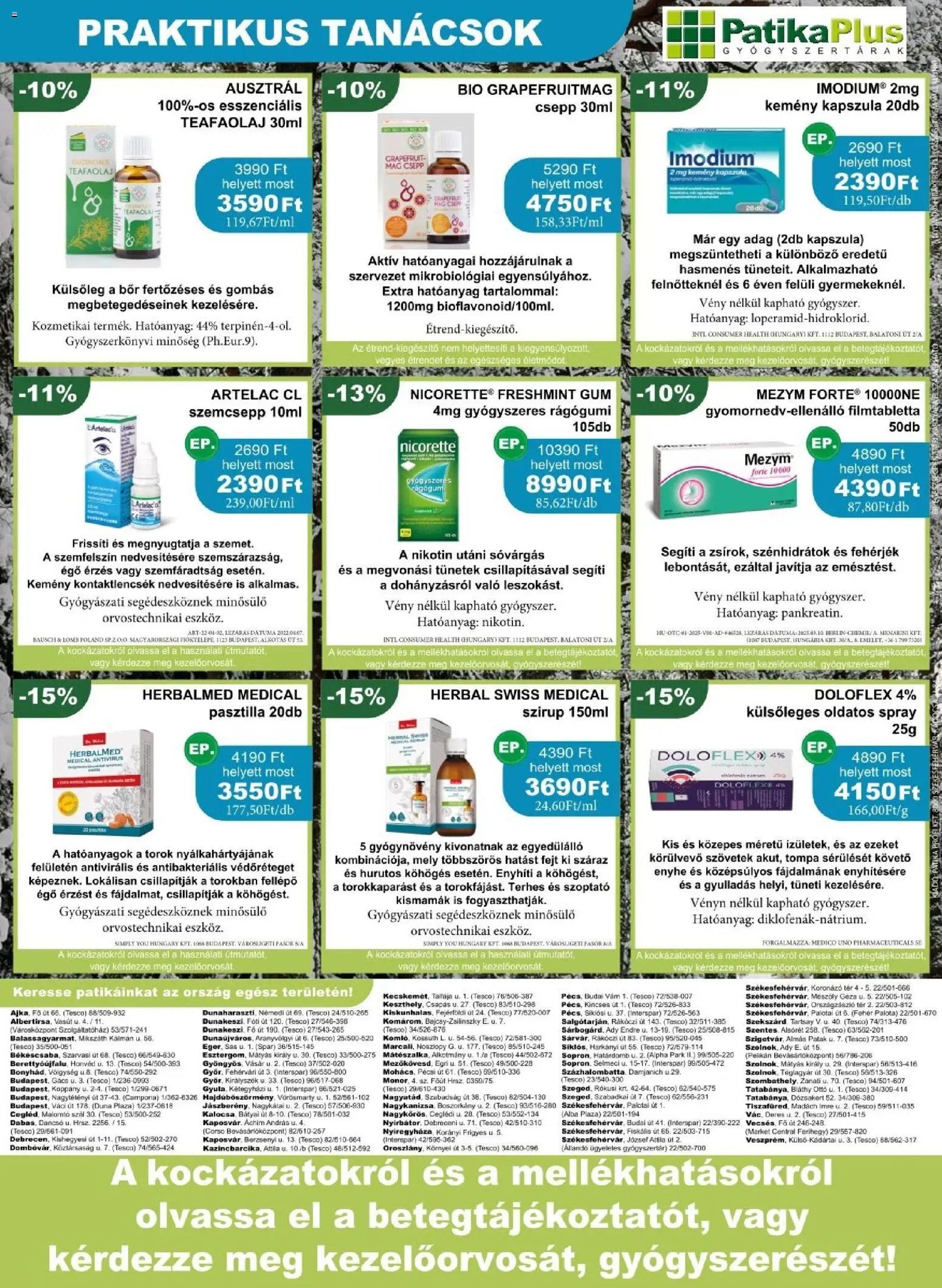 PatikaPlus újság 2026.01.01. Akciós újság PatikaPlus (2026-01-01 - 2026-12-31)
