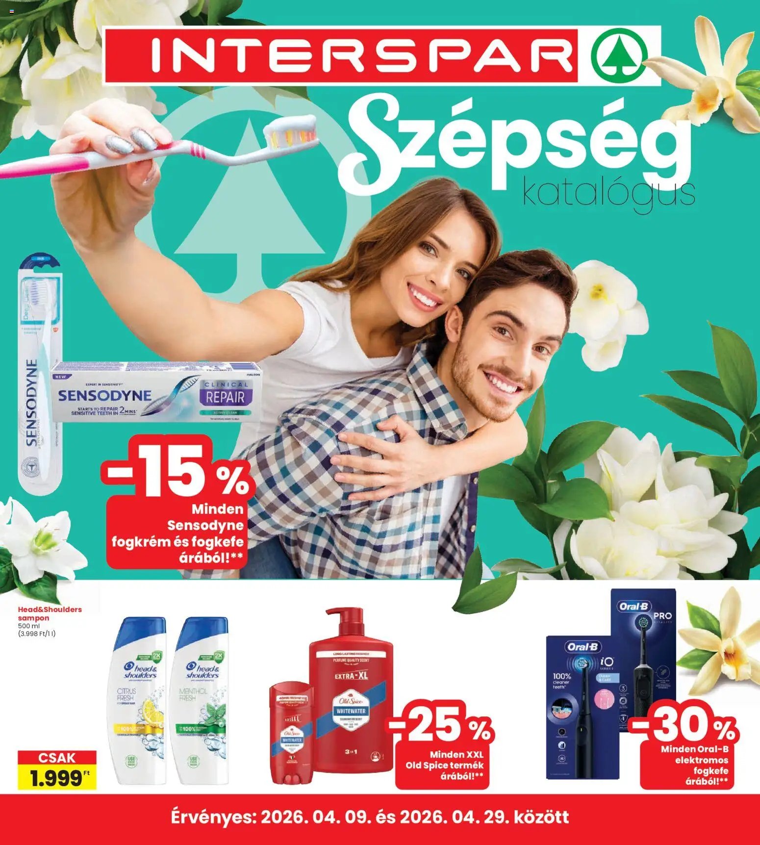 Interspar újság 2026.04.09. Interspar Szépség katalógus (2026-04-09 - 2026-04-29)