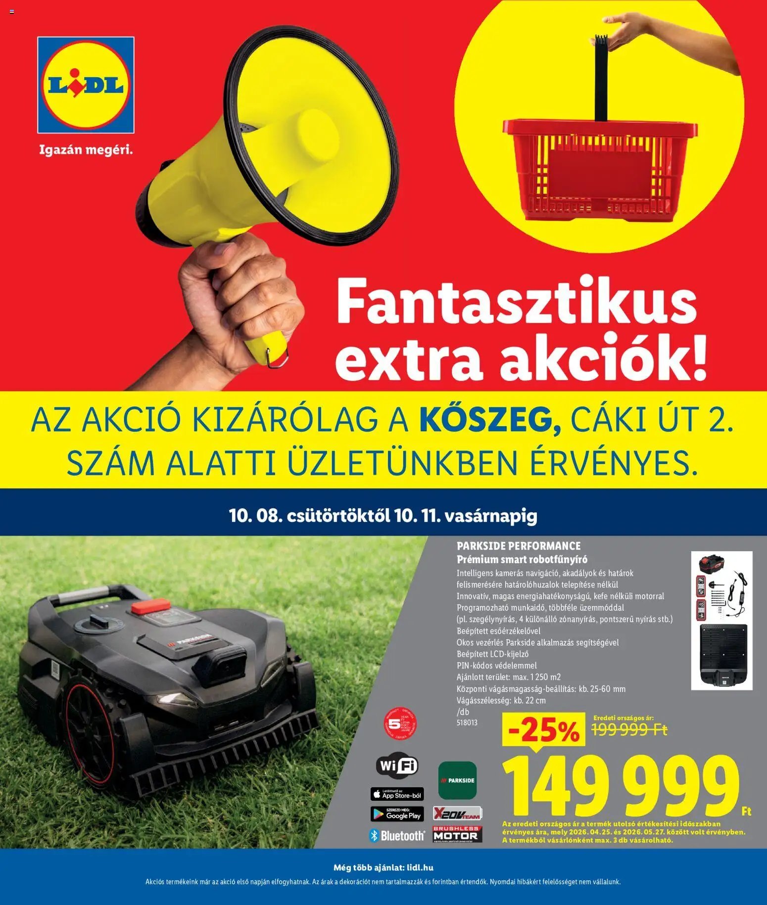 Lidl újság 2026.10.08. Lidl Kőszeg