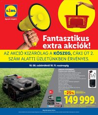Lidl újság 2026.10.08. Lidl Kőszeg