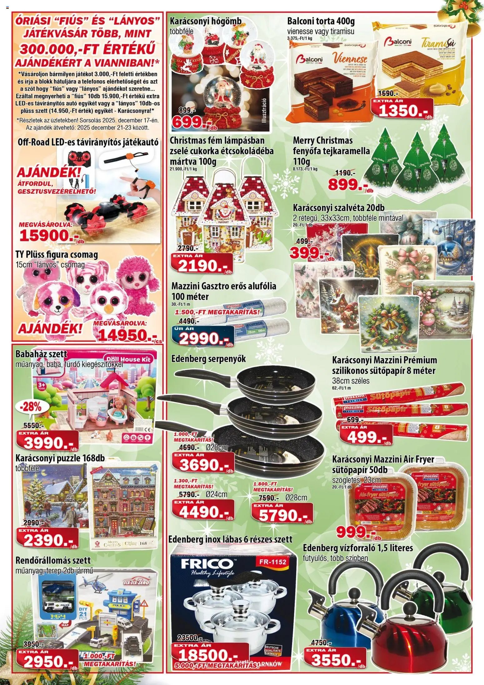 Vianni újság 2025.12.10. Akciós újság Vianni (2025-12-10 - 2025-12-16)