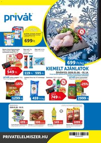 PRIVÁT újság 2026.01.08. Akciós újság PRIVÁT (2026-01-08 - 2026-01-14)