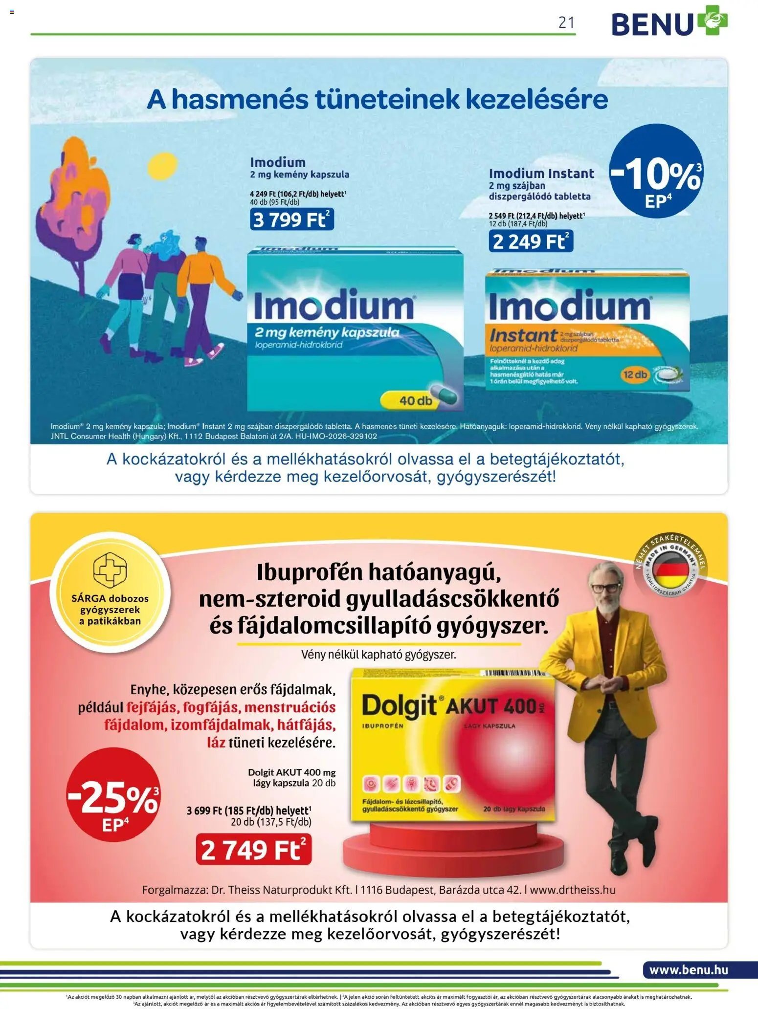 BENU Gyógyszertárak újság 2026.07.01. BENU Gyógyszertárak akciós újság