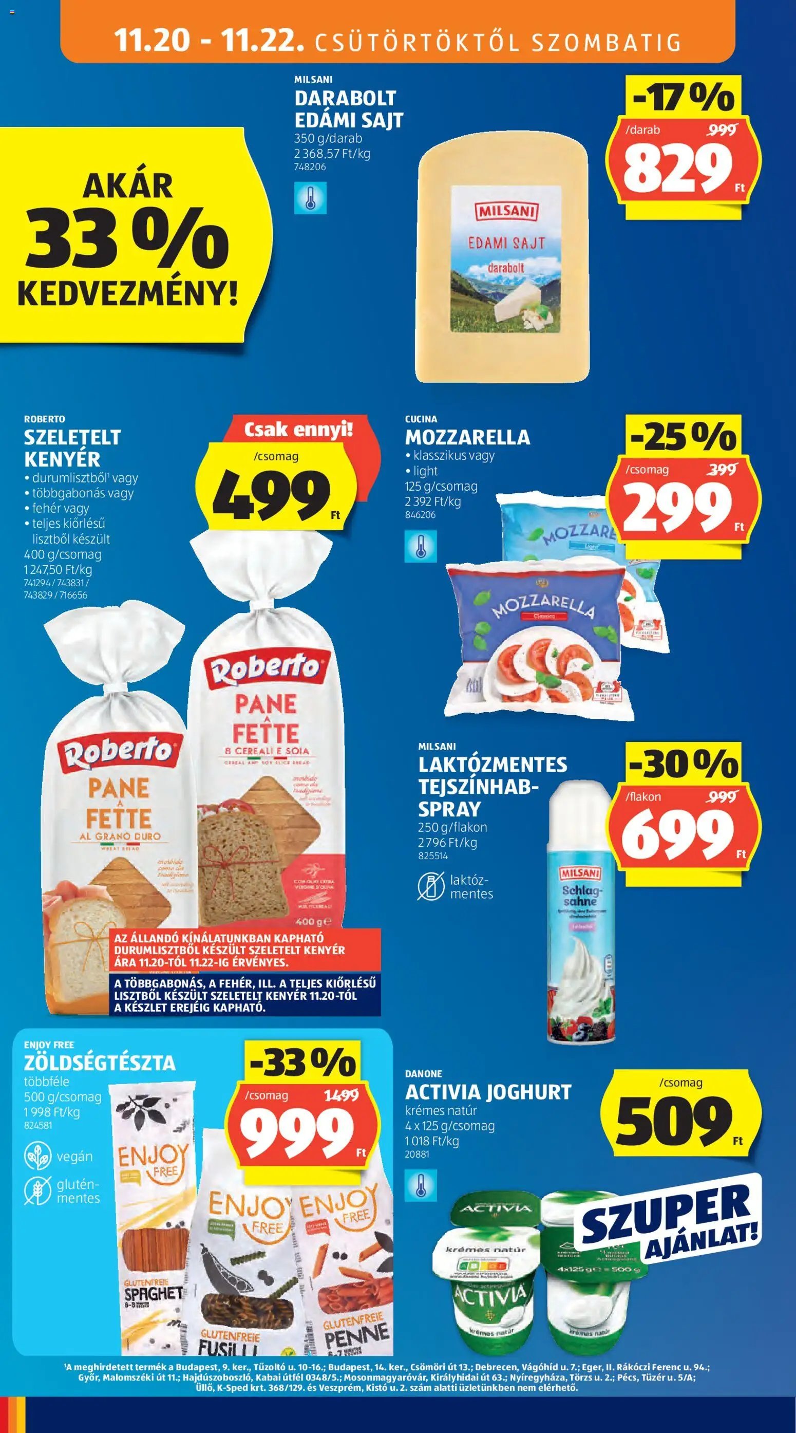 Aldi újság 2025.11.20. Akciós újság Aldi (2025-11-20 - 2025-11-26)