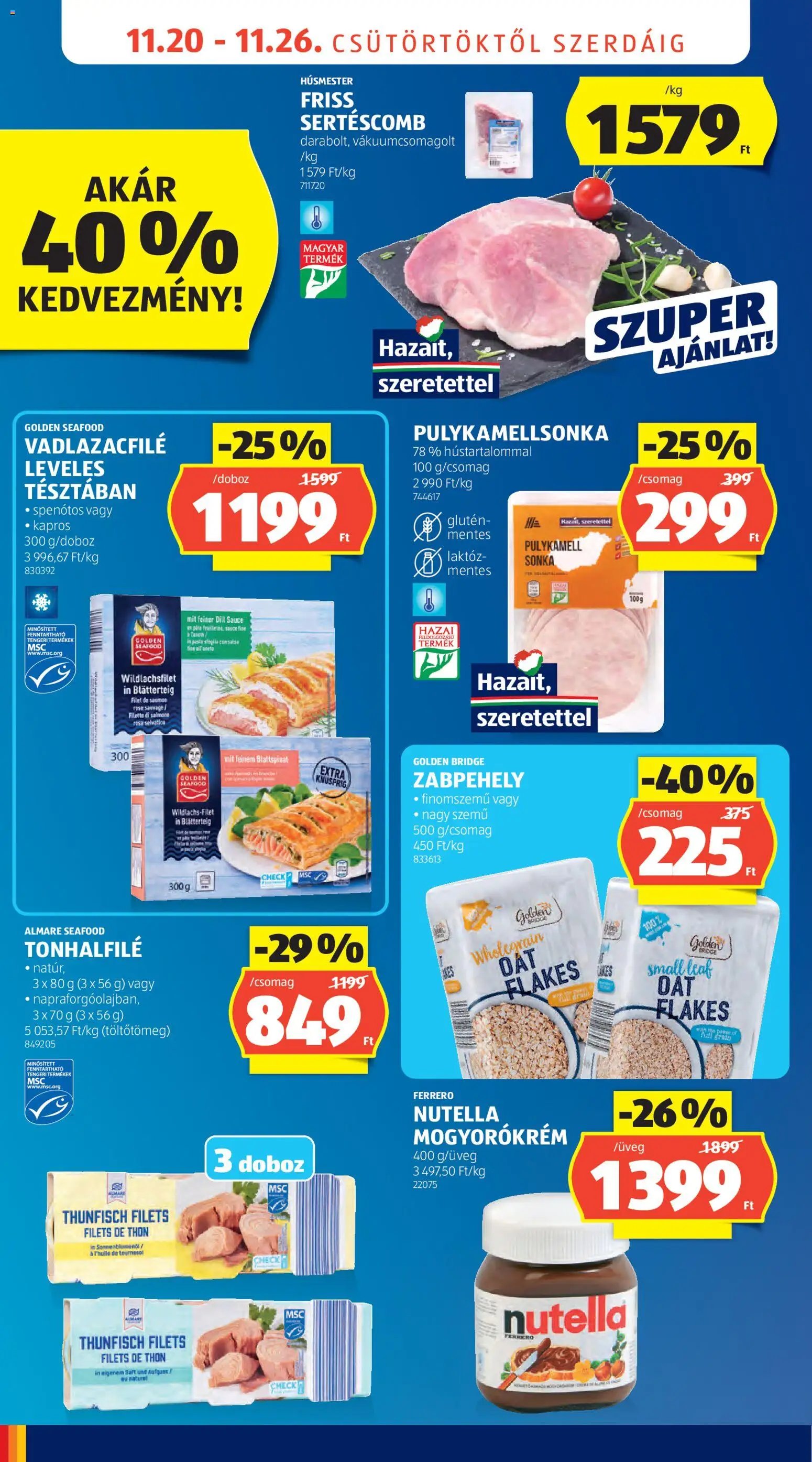 Aldi újság 2025.11.20. Akciós újság Aldi (2025-11-20 - 2025-11-26)