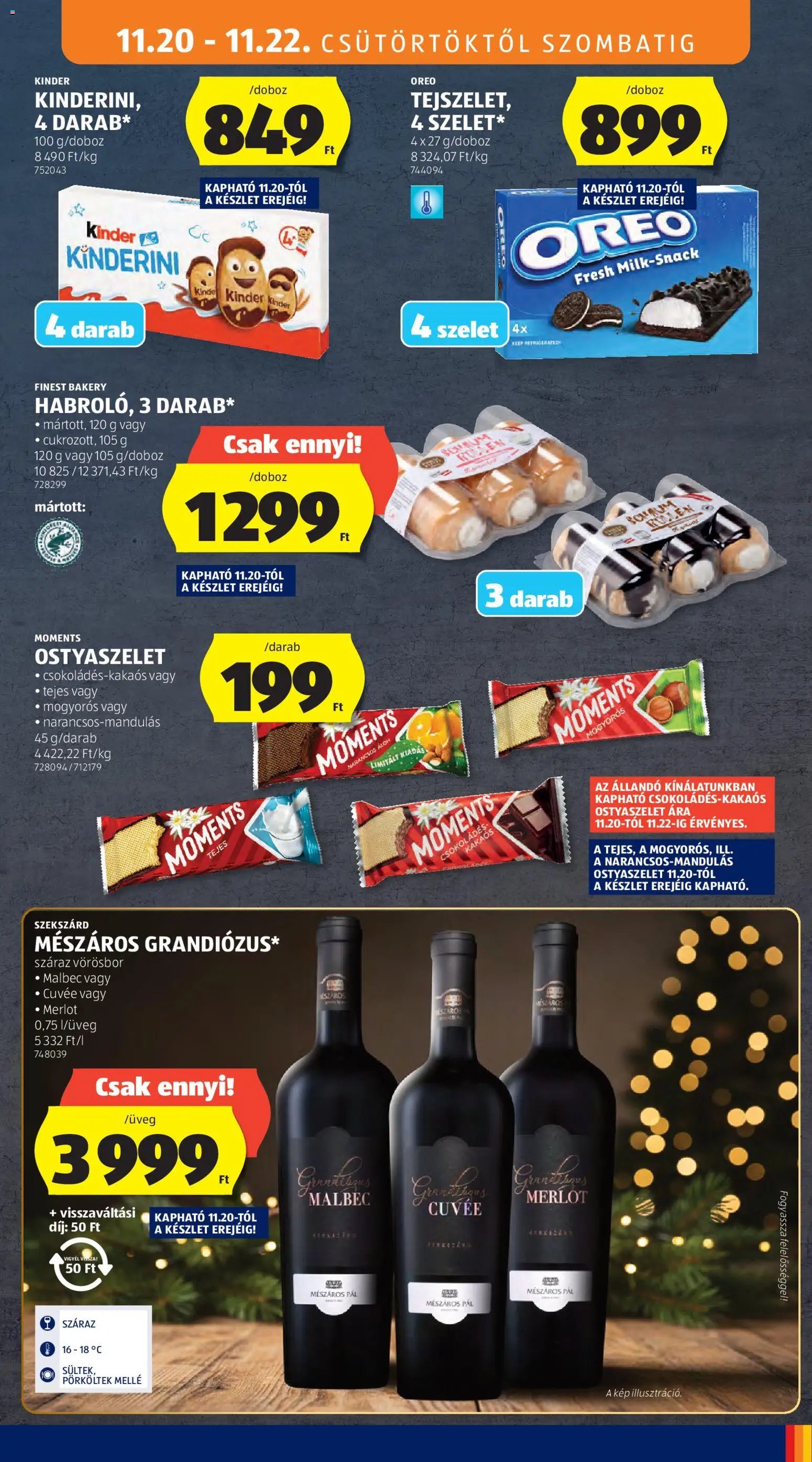 Aldi újság 2025.11.20. Akciós újság Aldi (2025-11-20 - 2025-11-26)