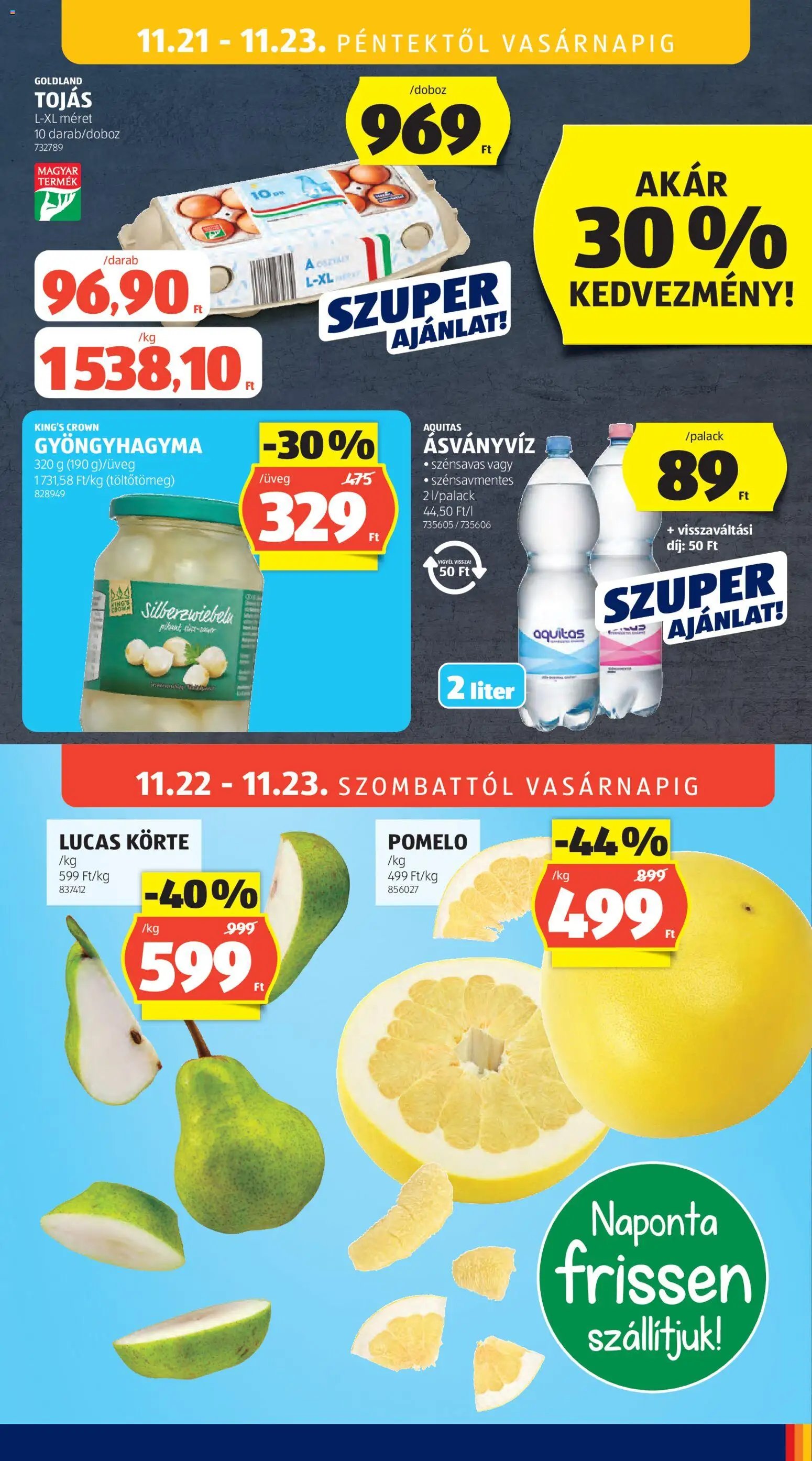Aldi újság 2025.11.20. Akciós újság Aldi (2025-11-20 - 2025-11-26)
