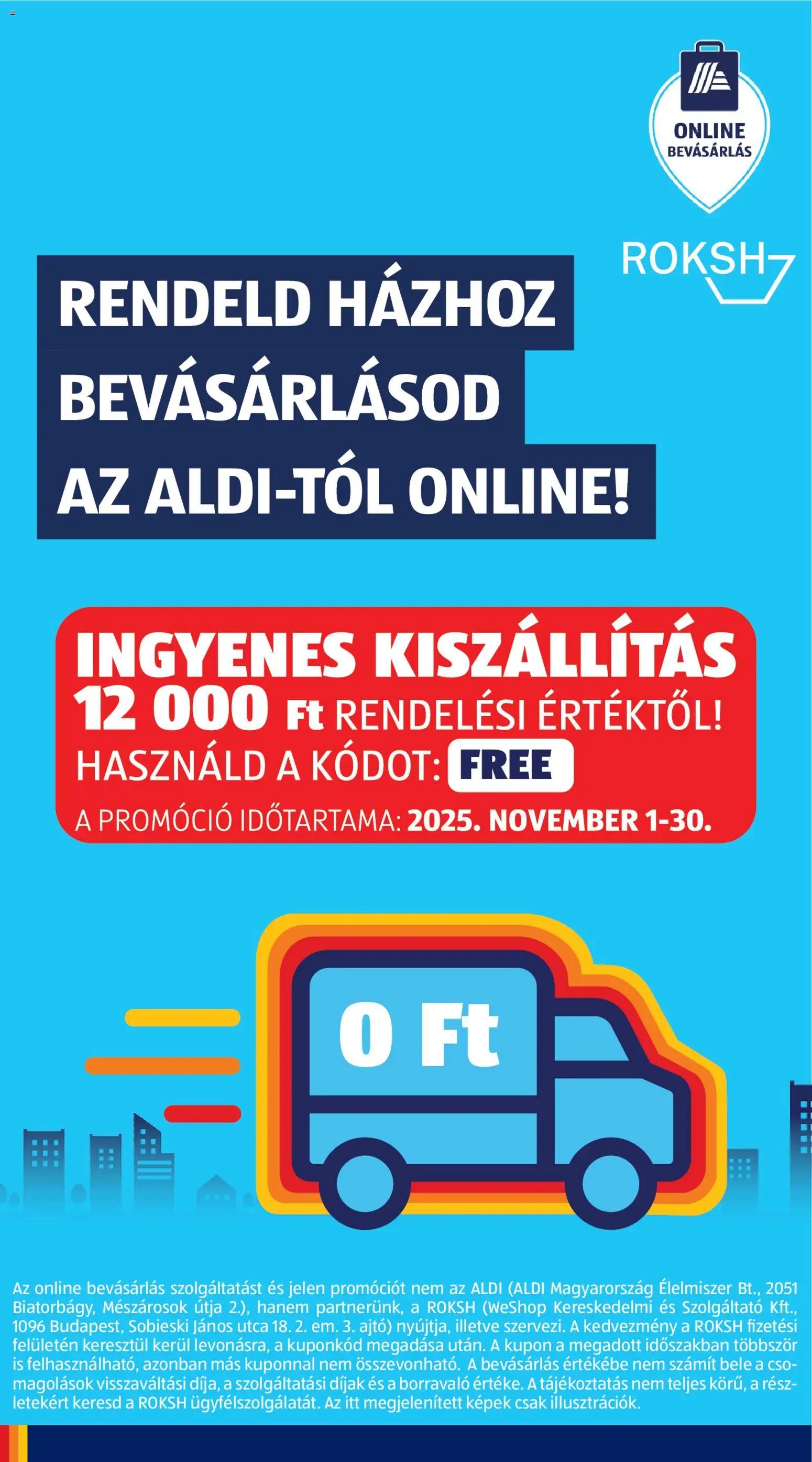 Aldi újság 2025.11.20. Akciós újság Aldi (2025-11-20 - 2025-11-26)