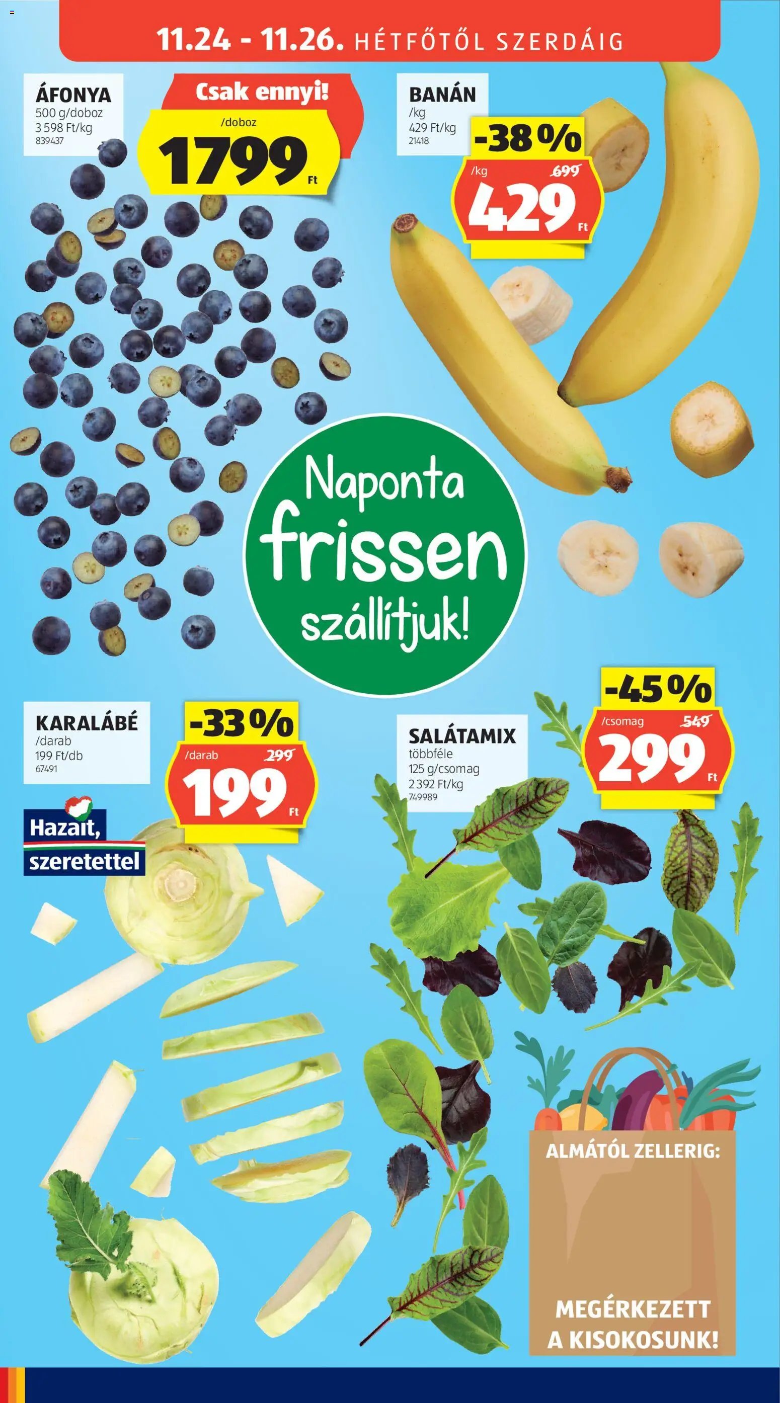 Aldi újság 2025.11.20. Akciós újság Aldi (2025-11-20 - 2025-11-26)