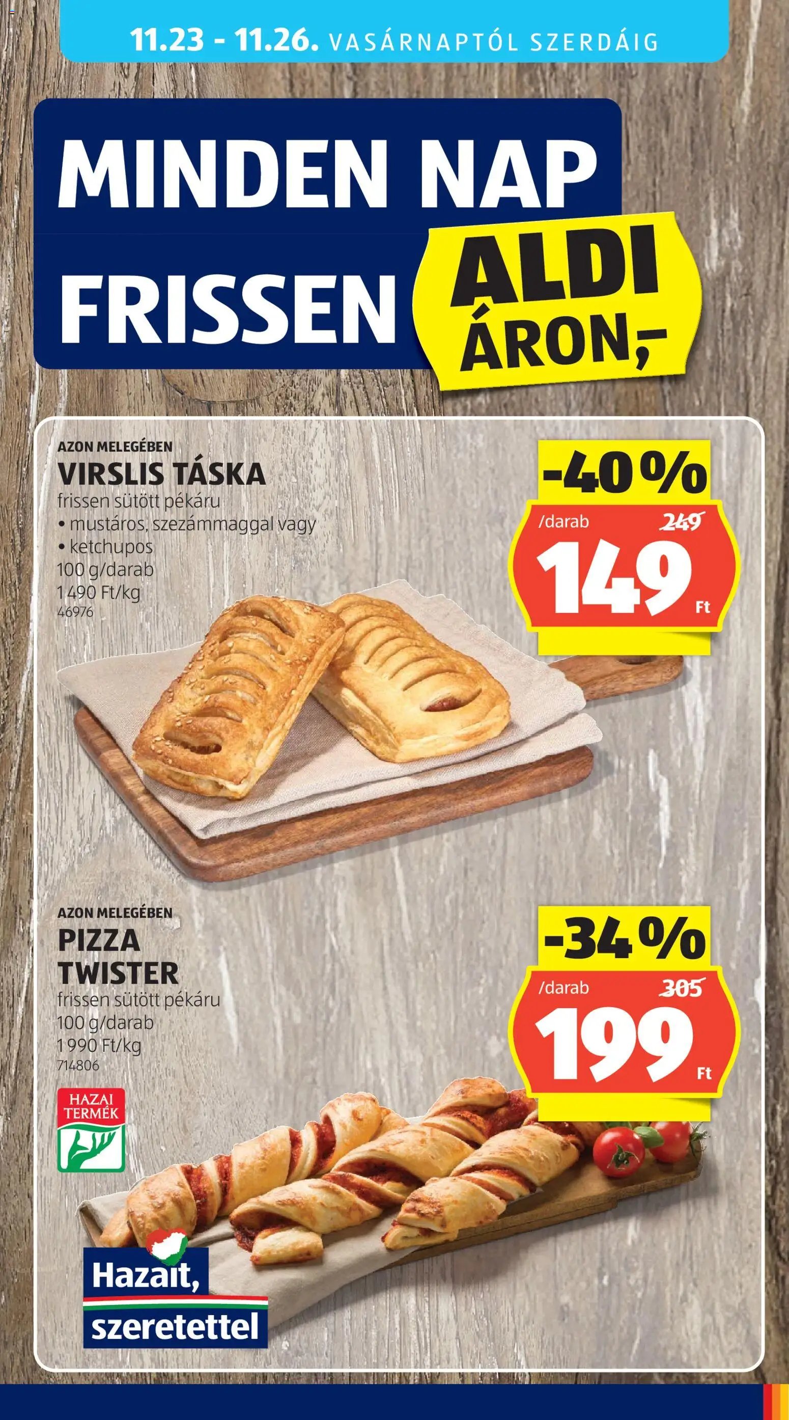 Aldi újság 2025.11.20. Akciós újság Aldi (2025-11-20 - 2025-11-26)