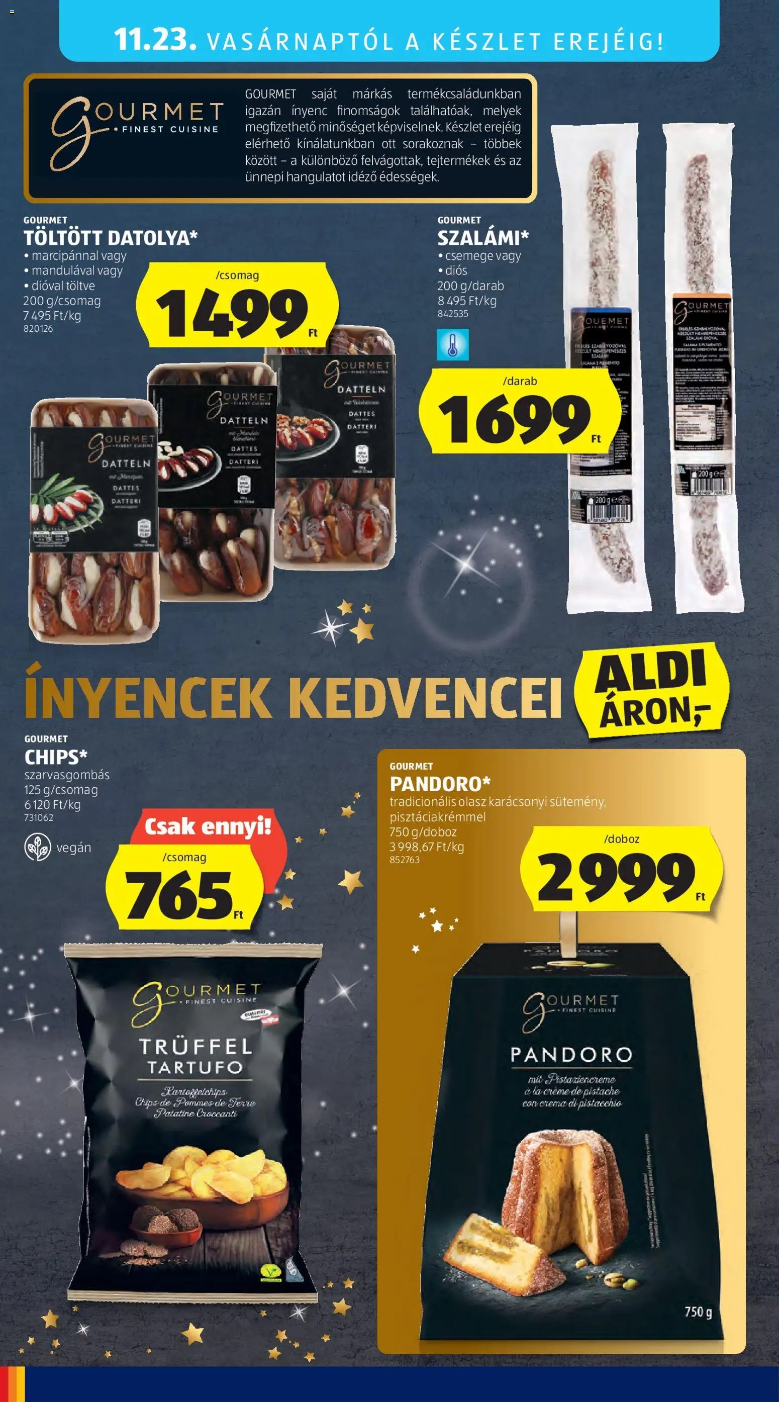 Aldi újság 2025.11.20. Akciós újság Aldi (2025-11-20 - 2025-11-26)