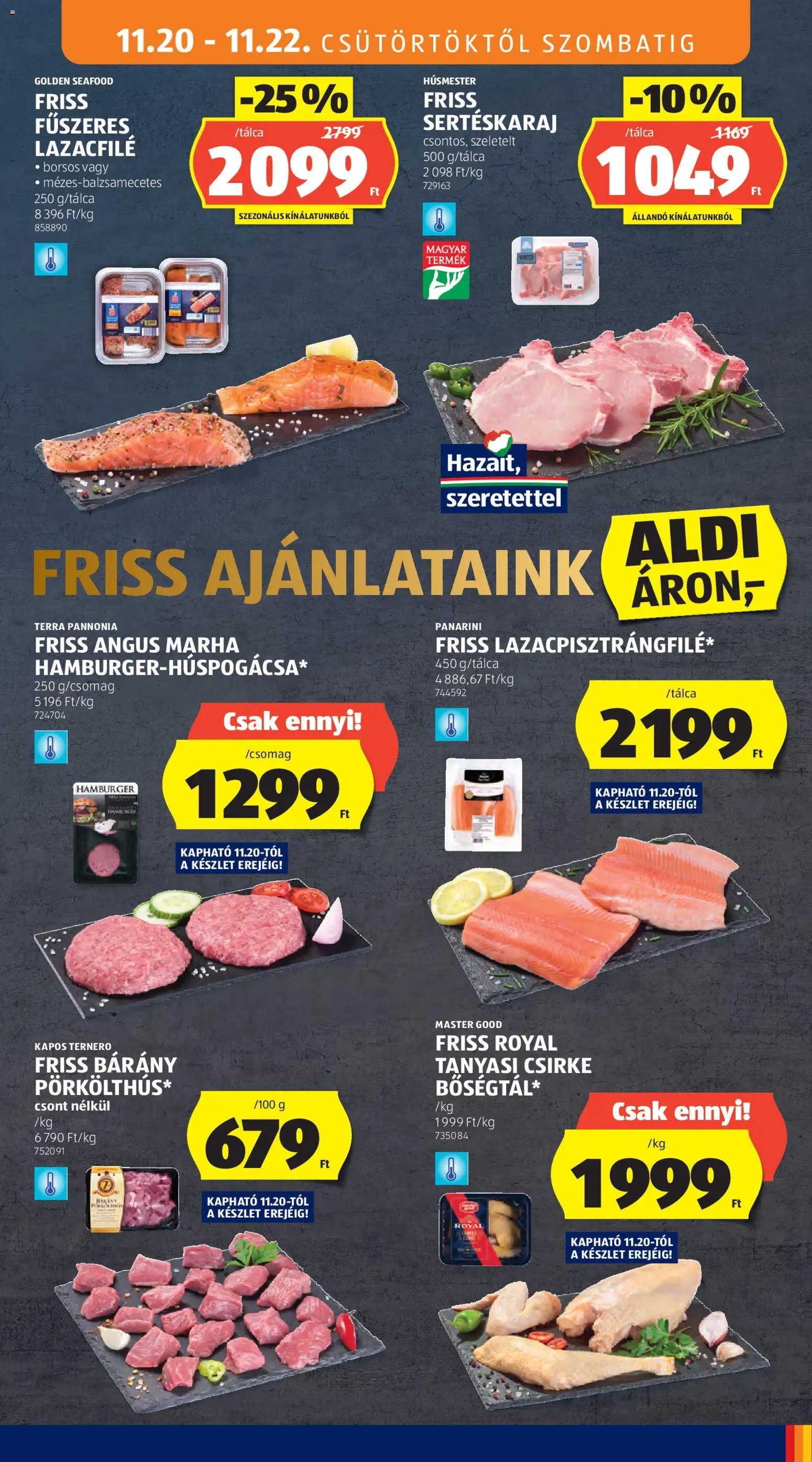 Aldi újság 2025.11.20. Akciós újság Aldi (2025-11-20 - 2025-11-26)