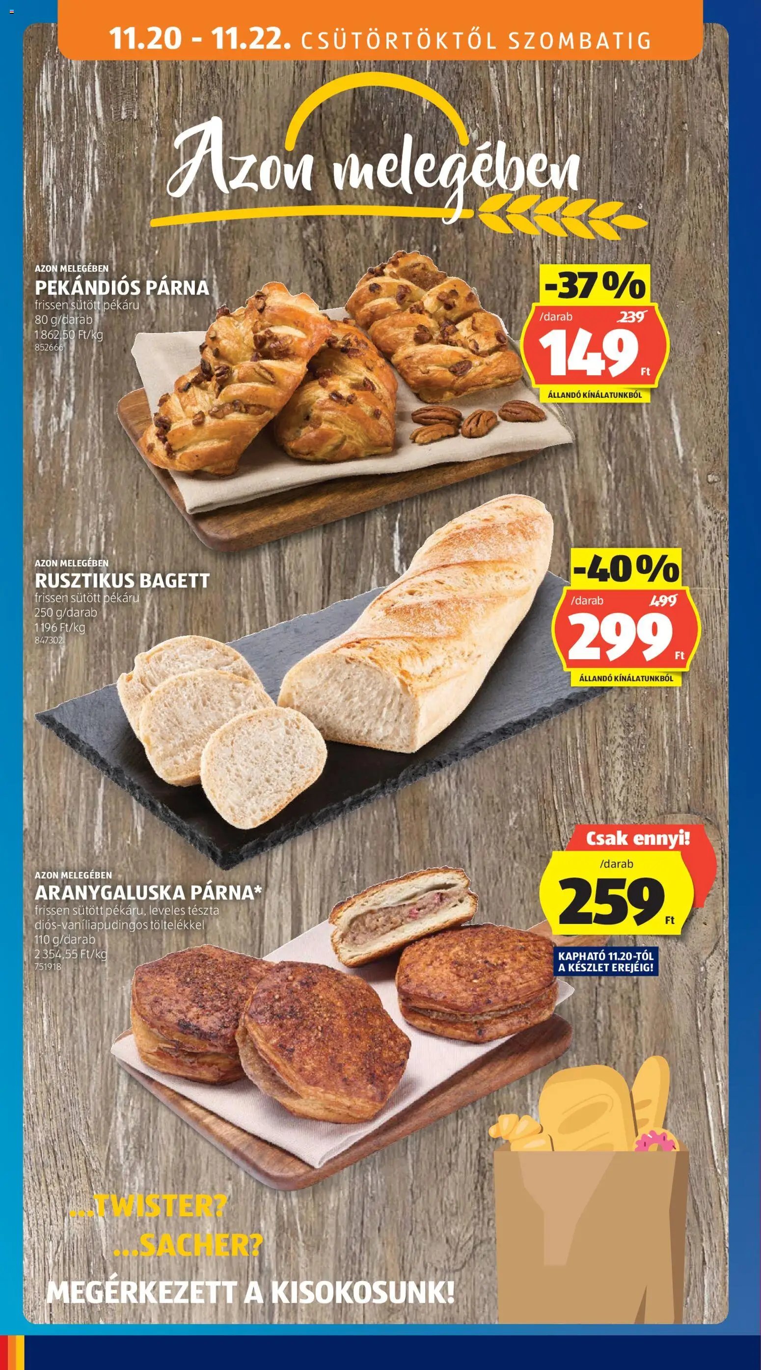 Aldi újság 2025.11.20. Akciós újság Aldi (2025-11-20 - 2025-11-26)