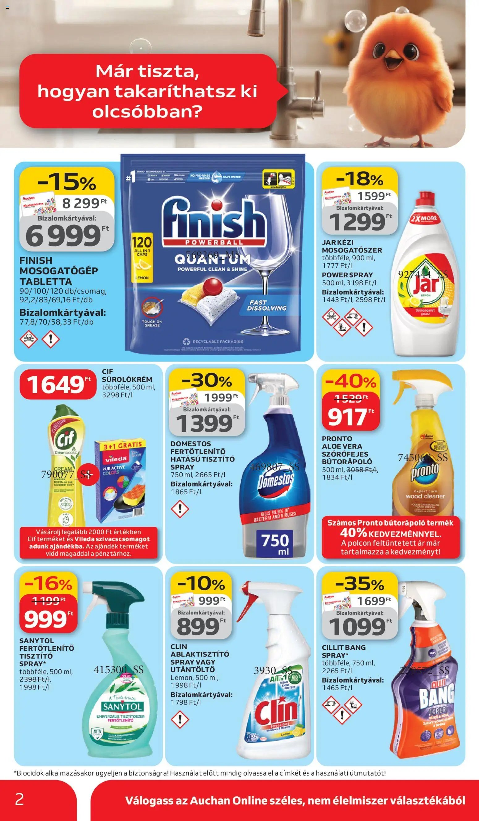 Auchan újság 2026.03.05. Auchan Tavaszi nagytakarítás (2026-03-05 - 2026-03-18)