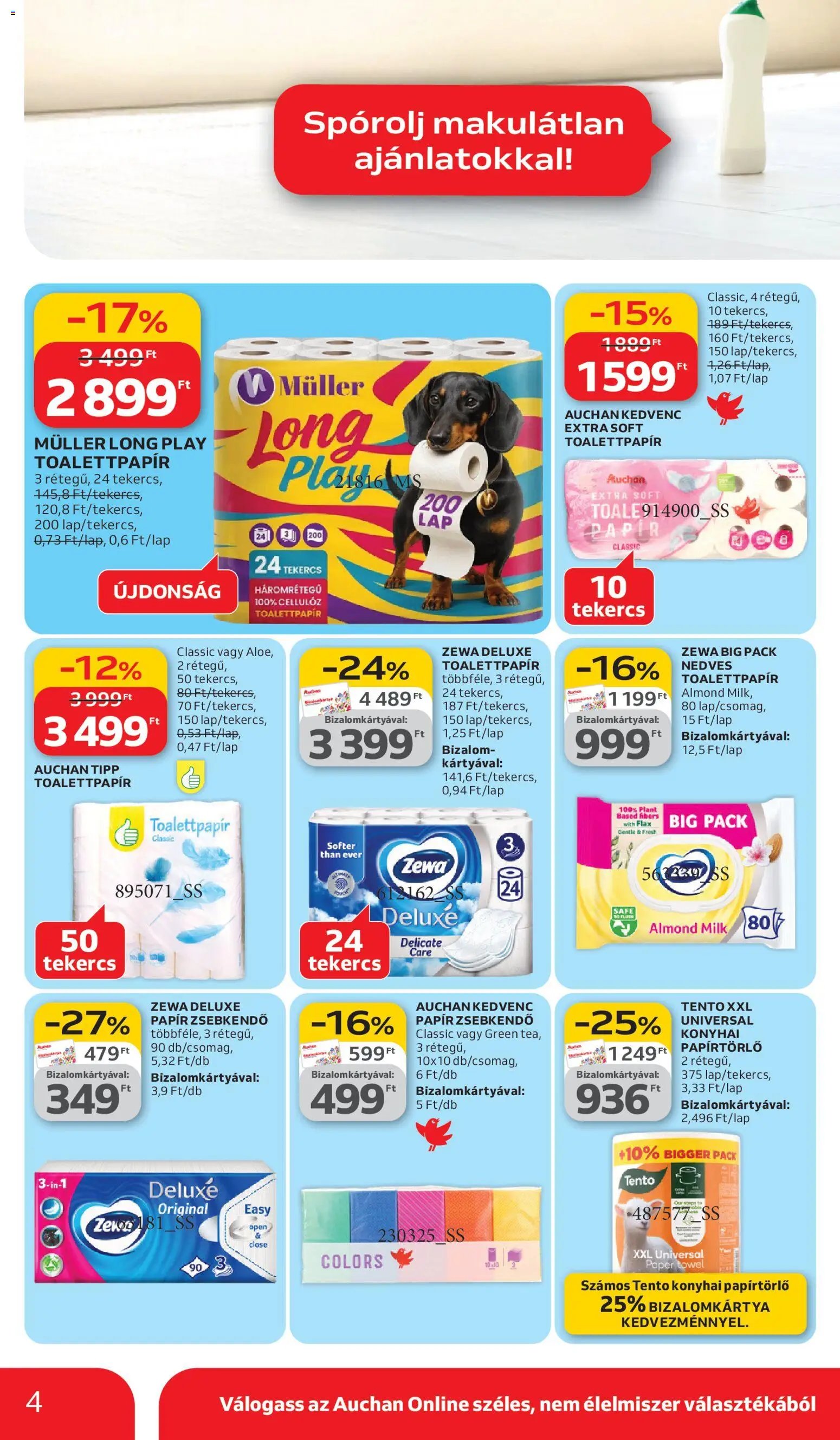 Auchan újság 2026.03.05. Auchan Tavaszi nagytakarítás (2026-03-05 - 2026-03-18)