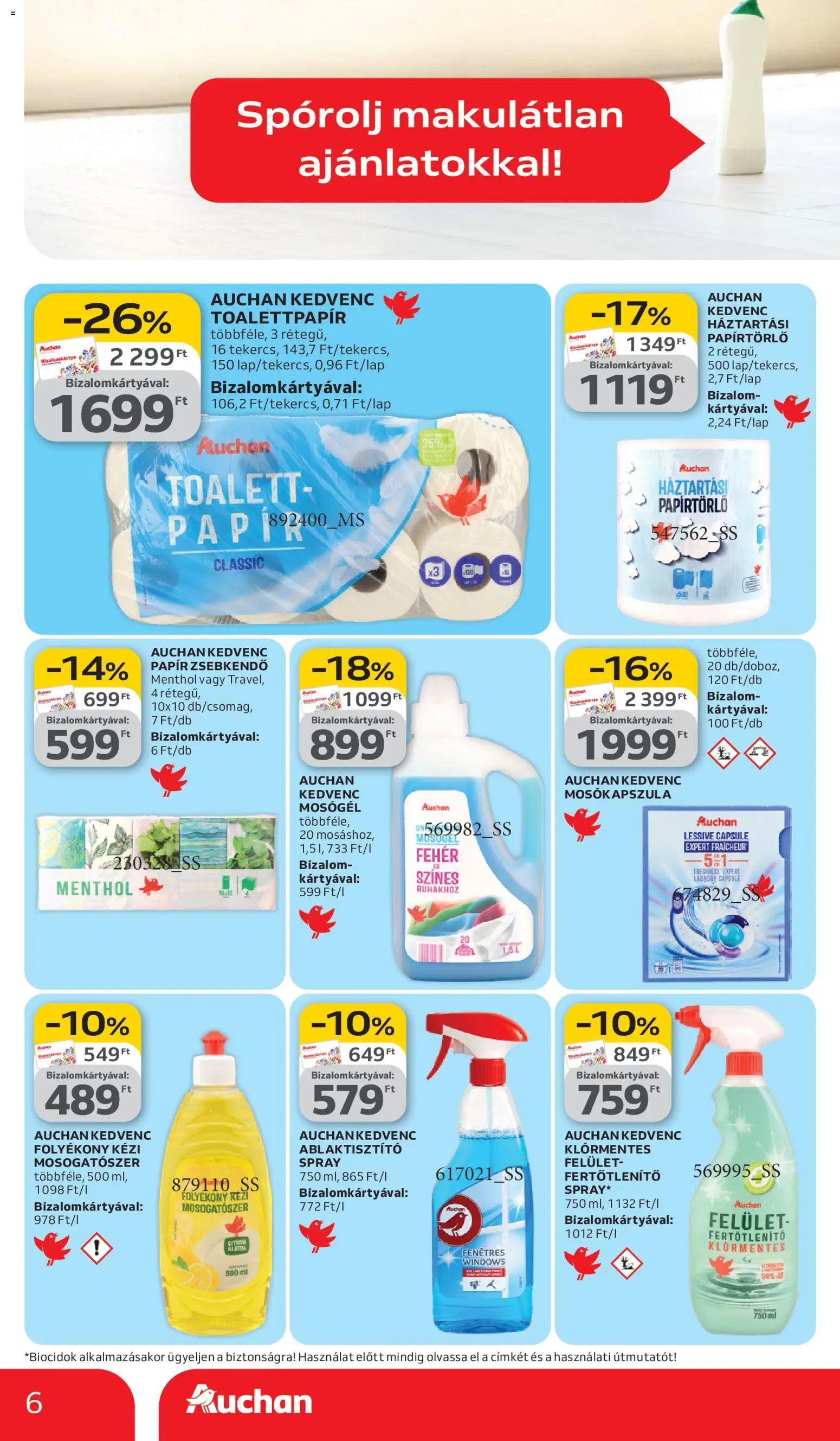 Auchan újság 2026.03.05. Auchan Tavaszi nagytakarítás (2026-03-05 - 2026-03-18)