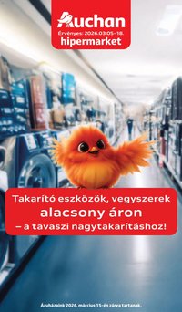 Auchan újság 2026.03.05. Auchan Tavaszi nagytakarítás (2026-03-05 - 2026-03-18)