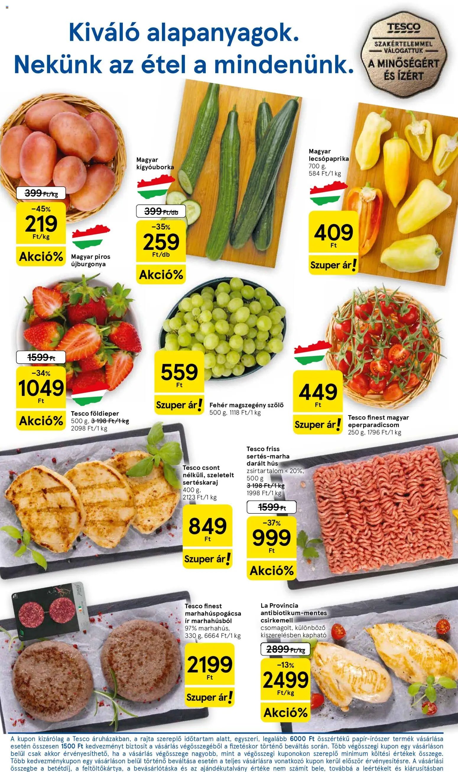 Tesco újság 2026.08.13. Tesco Szupermarket akciós újság