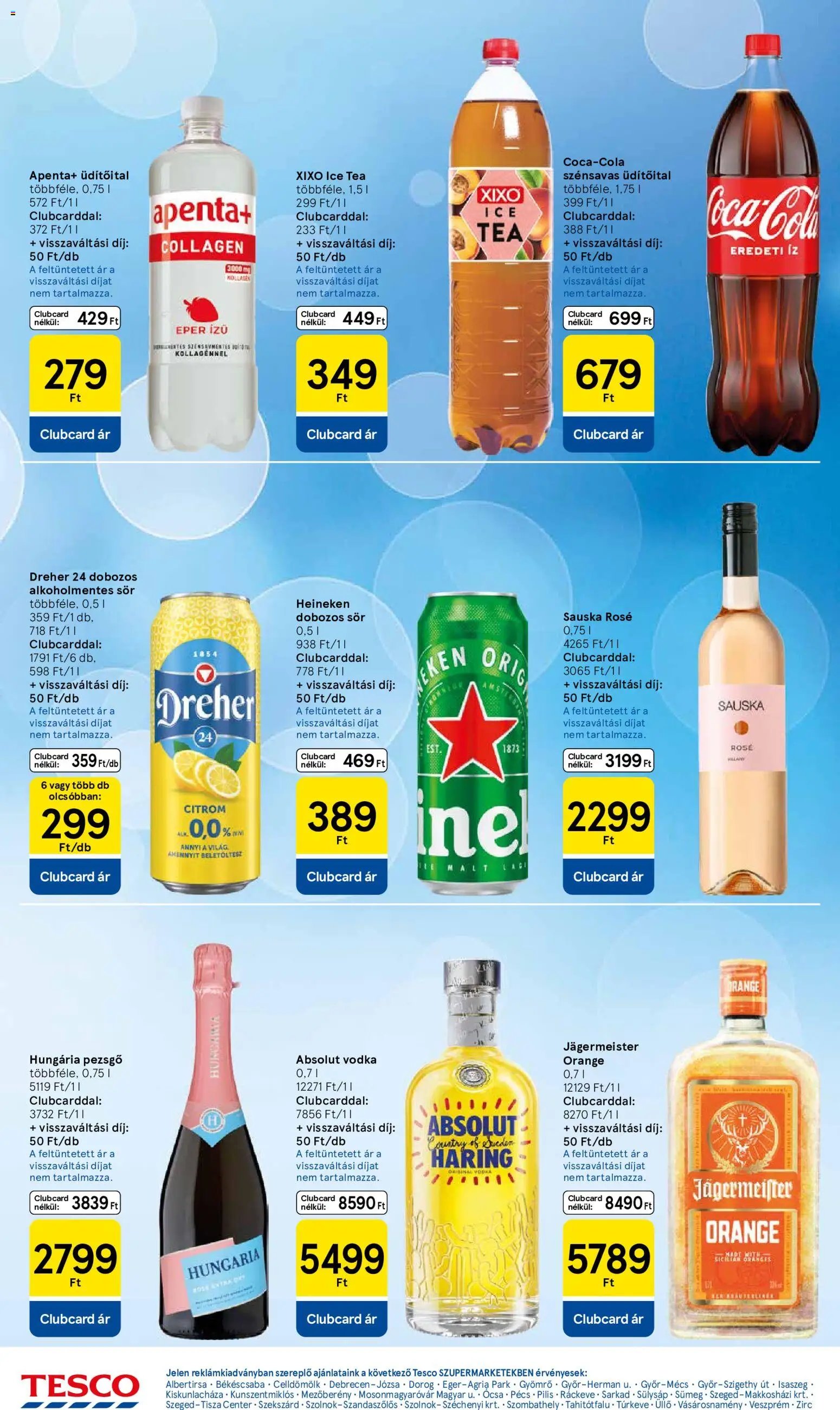 Tesco újság 2026.08.13. Tesco Szupermarket akciós újság
