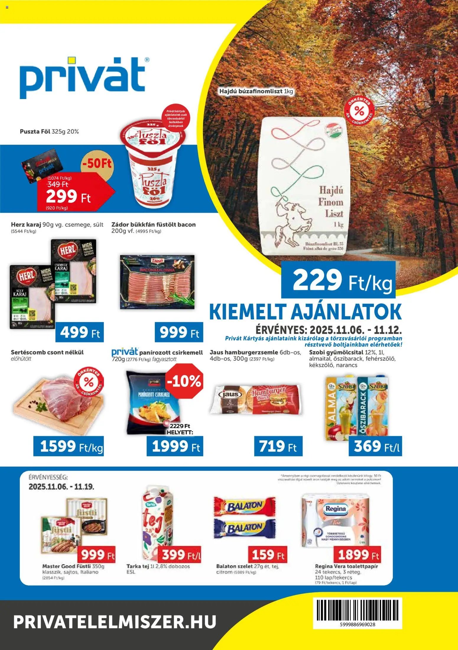 PRIVÁT újság 2025.11.06. Déli vármegyék (2025-11-06 - 2025-11-12)