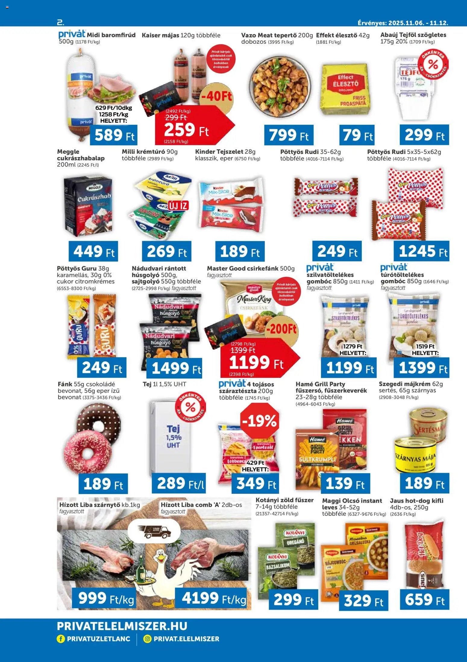 PRIVÁT újság 2025.11.06. Déli vármegyék (2025-11-06 - 2025-11-12)