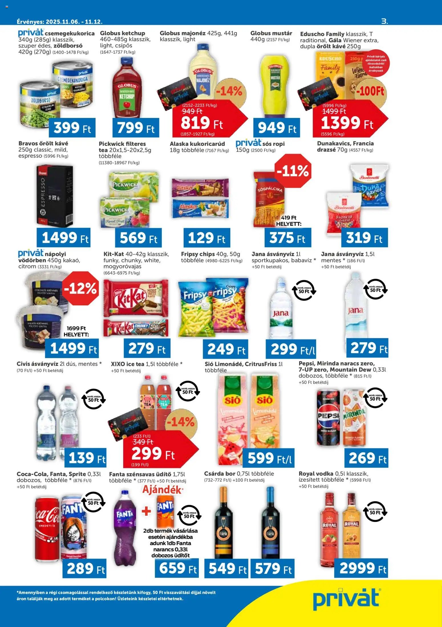 PRIVÁT újság 2025.11.06. Déli vármegyék (2025-11-06 - 2025-11-12)