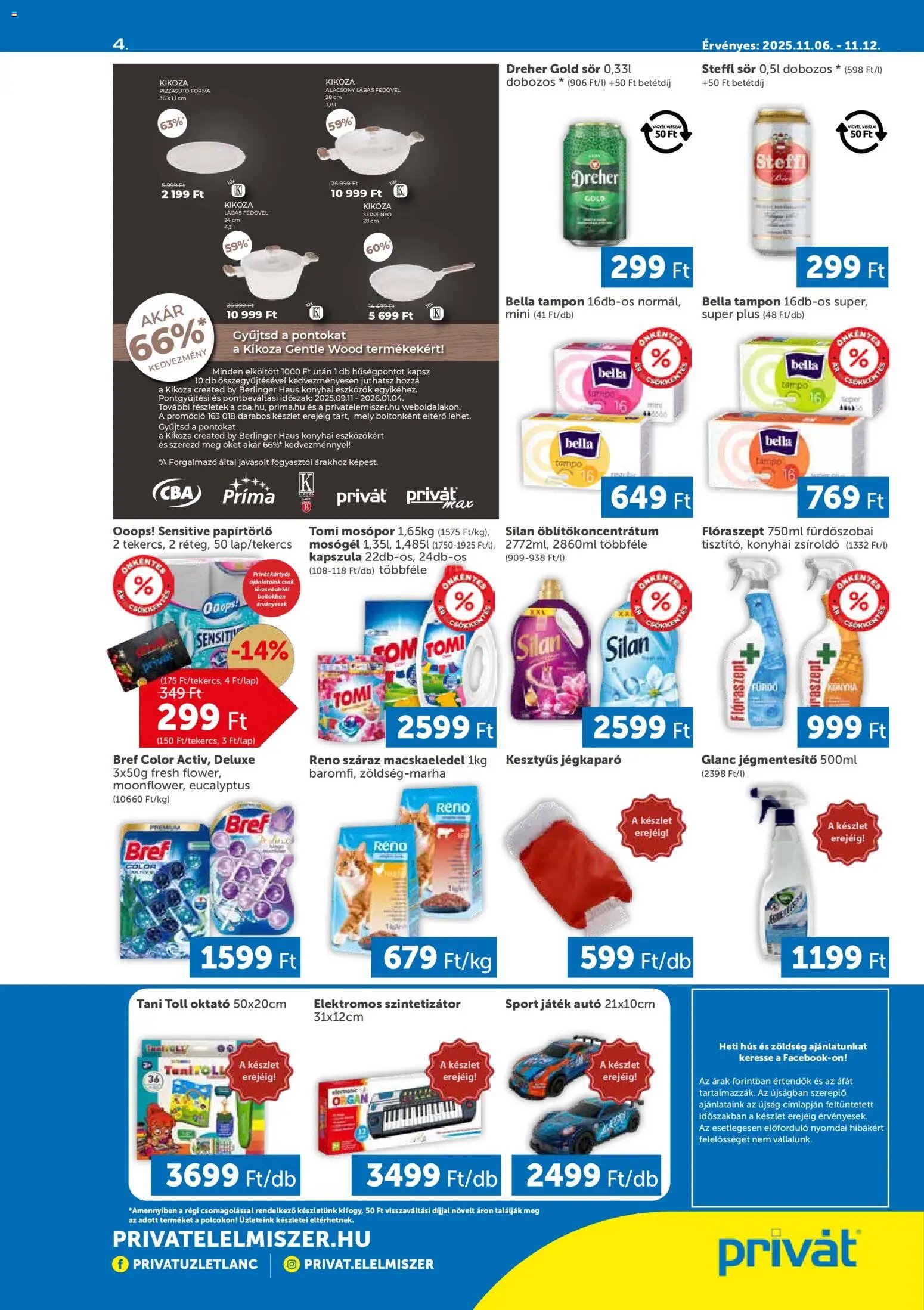 PRIVÁT újság 2025.11.06. Déli vármegyék (2025-11-06 - 2025-11-12)