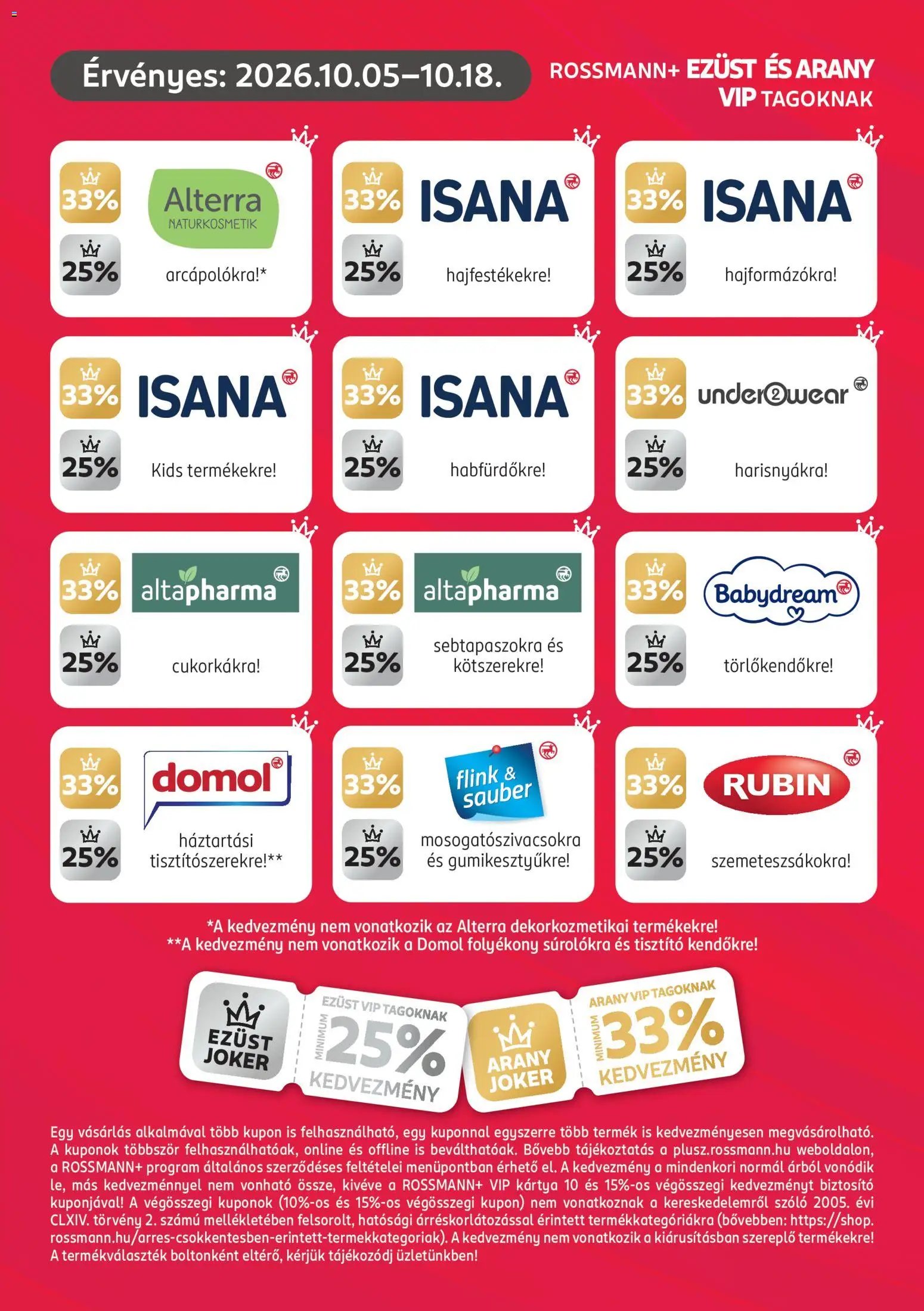 Rossmann újság 2026.10.05. Rossmann Szórólap